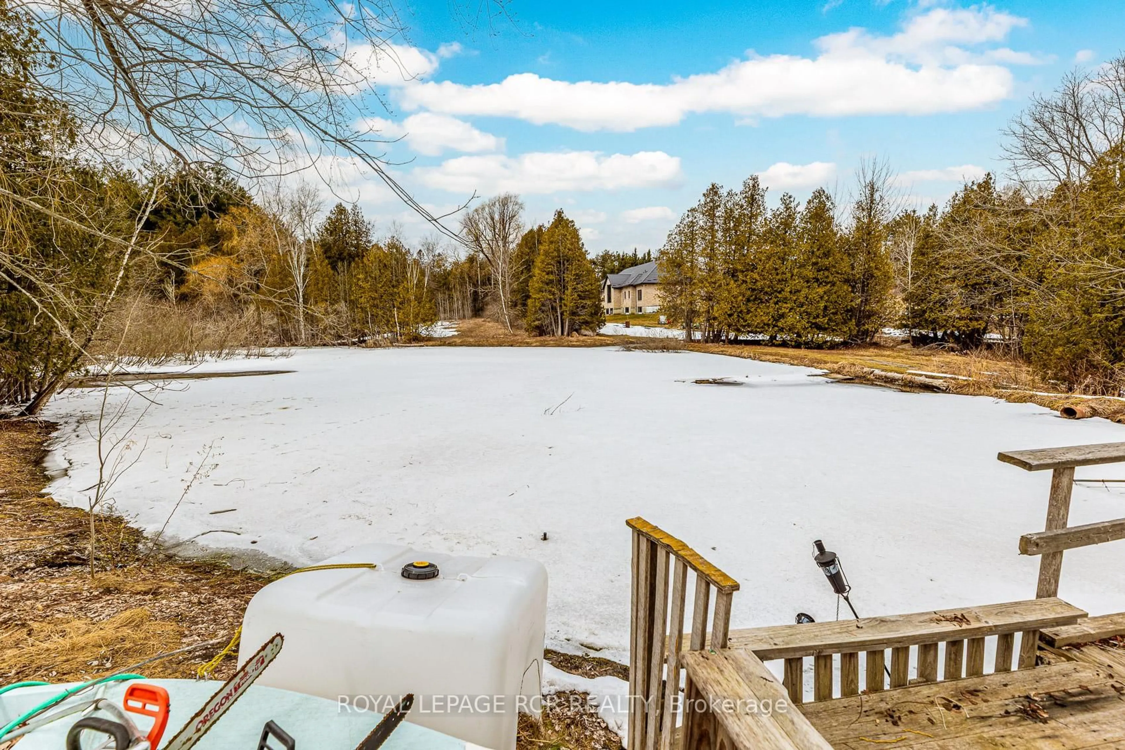 Patio, water/lake/river/ocean view for 17130 The Gore Rd, Caledon Ontario L7K 2M4