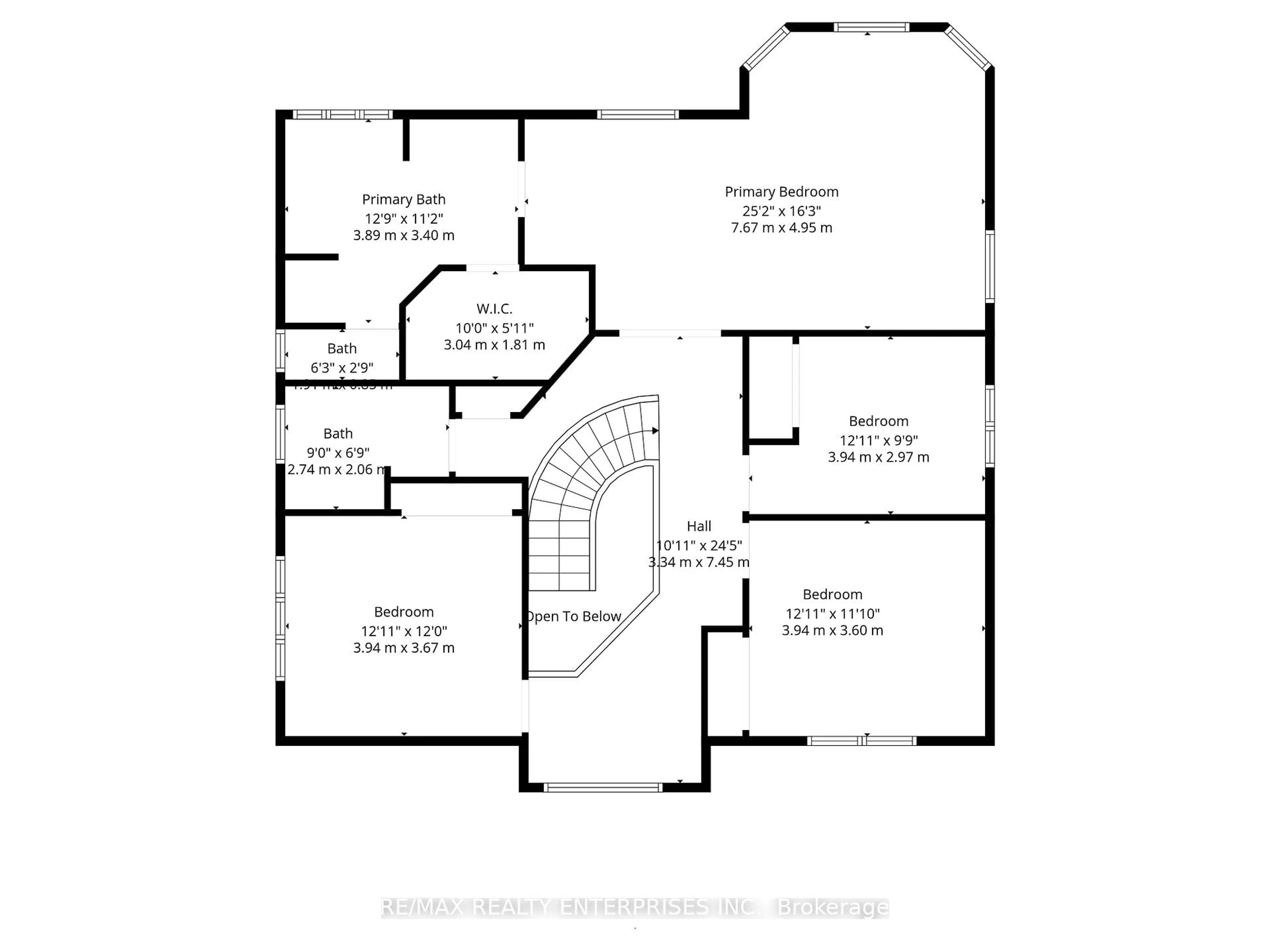 Floor plan for 2439 Deer Run Ave, Oakville Ontario L6J 6L1