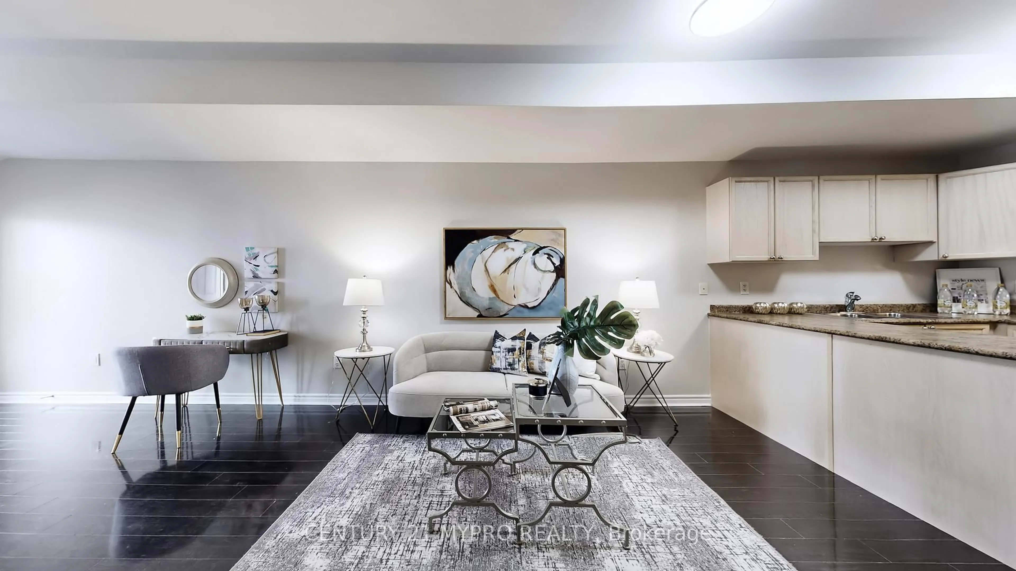 Living room with furniture, unknown for 38 Gibson Ave #11, Toronto Ontario M9N 0A5