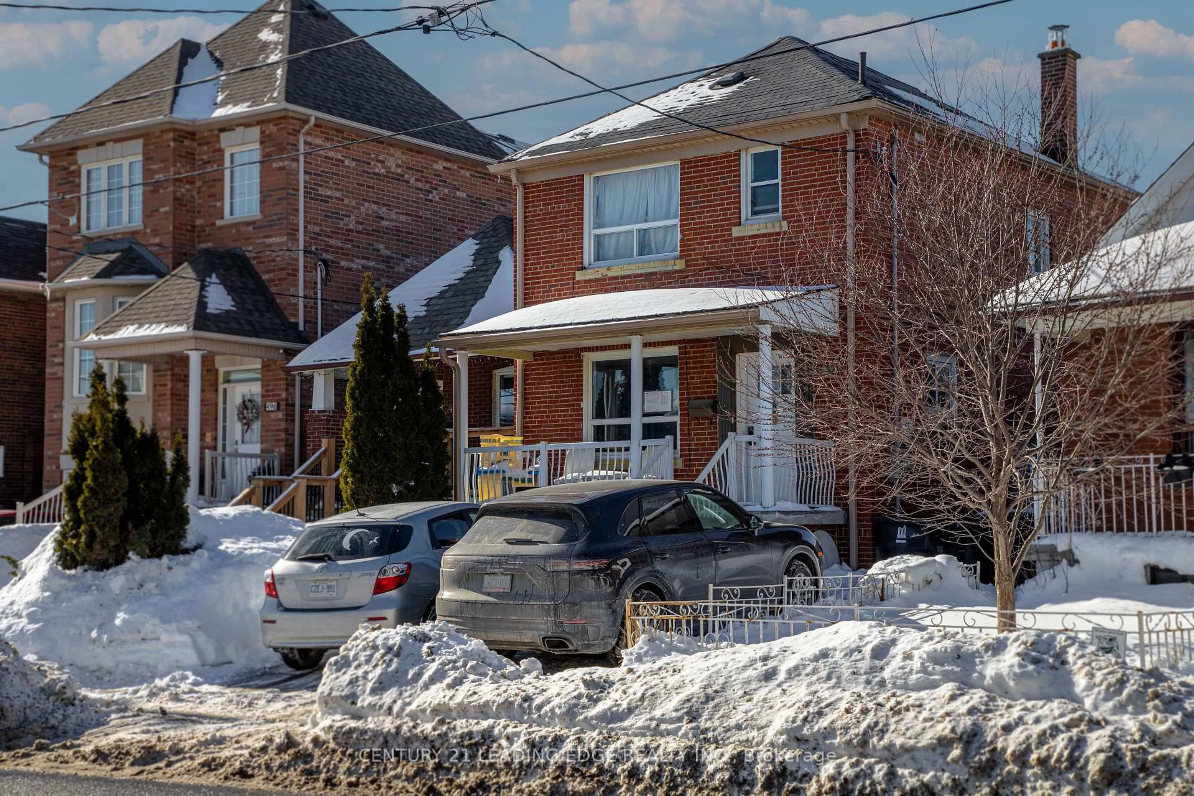 Home with brick exterior material, street for 500 Caledonia Rd, Toronto Ontario M6E 4V2