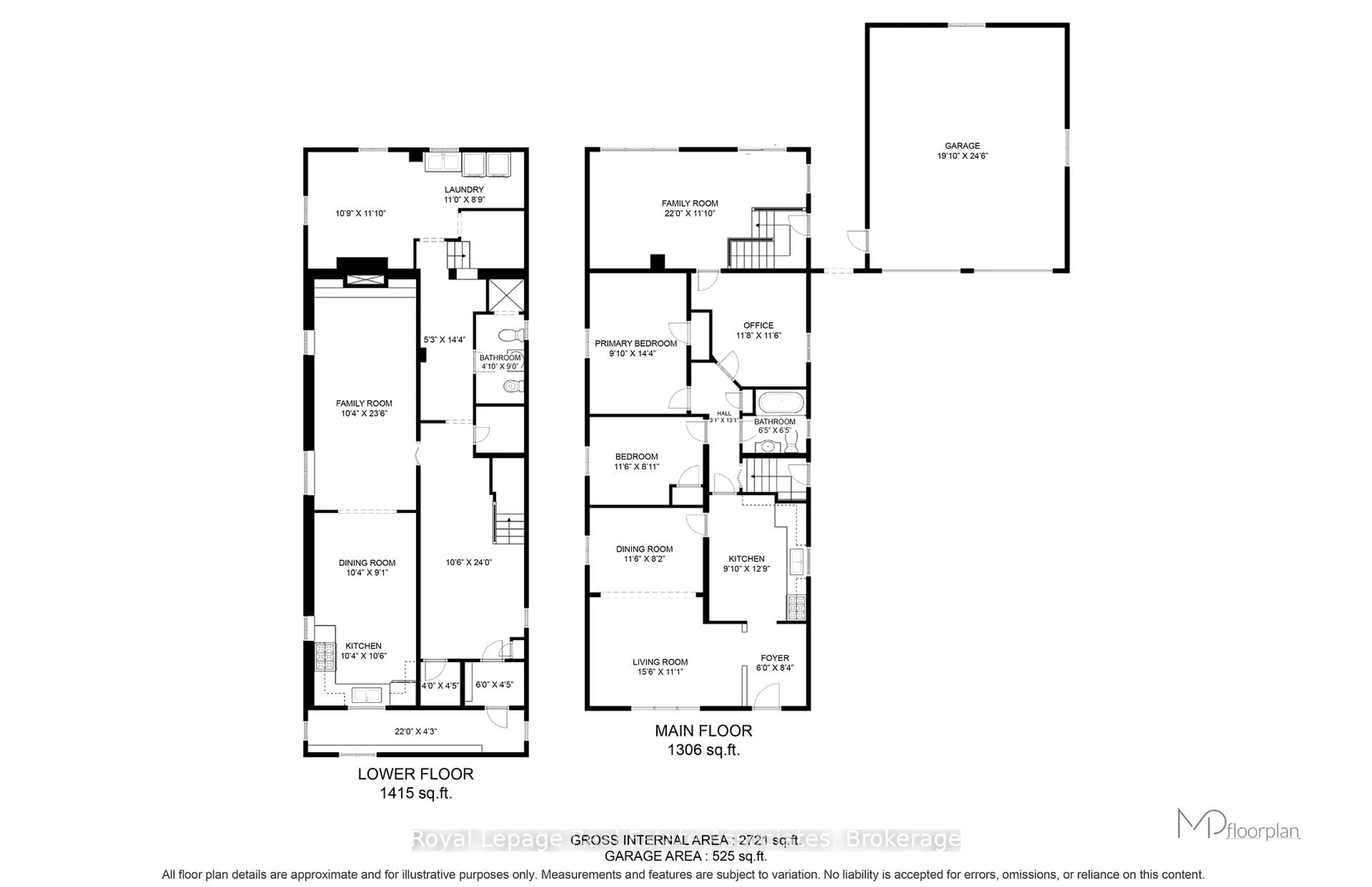 Floor plan for 5 Rosewood Ave, Toronto Ontario M8Z 1X3