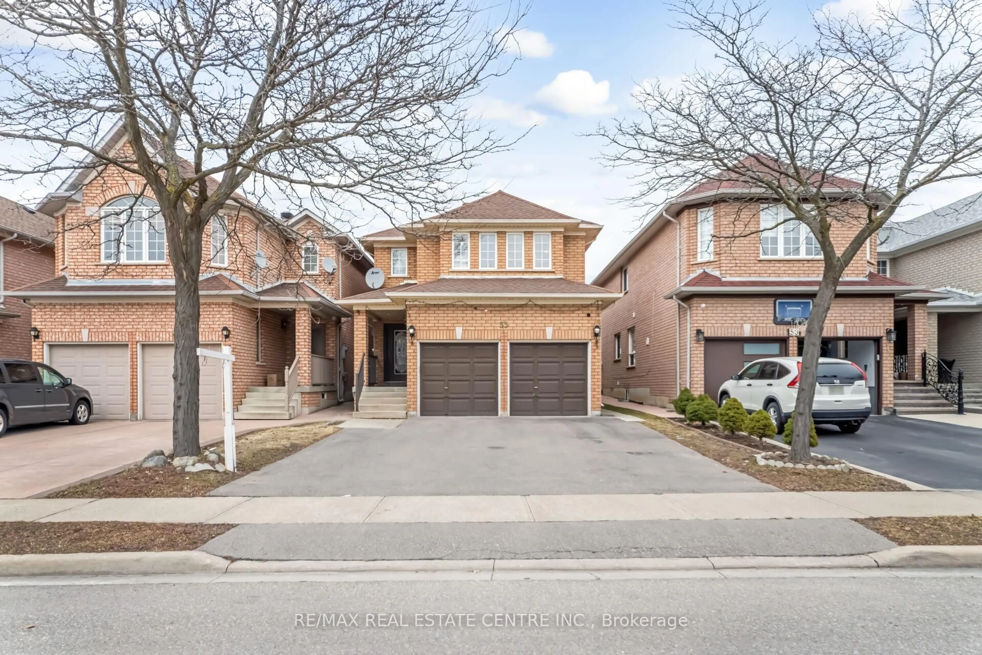 Home with brick exterior material, street for 55 Golden Eagle Rd, Brampton Ontario L6R 1Z4