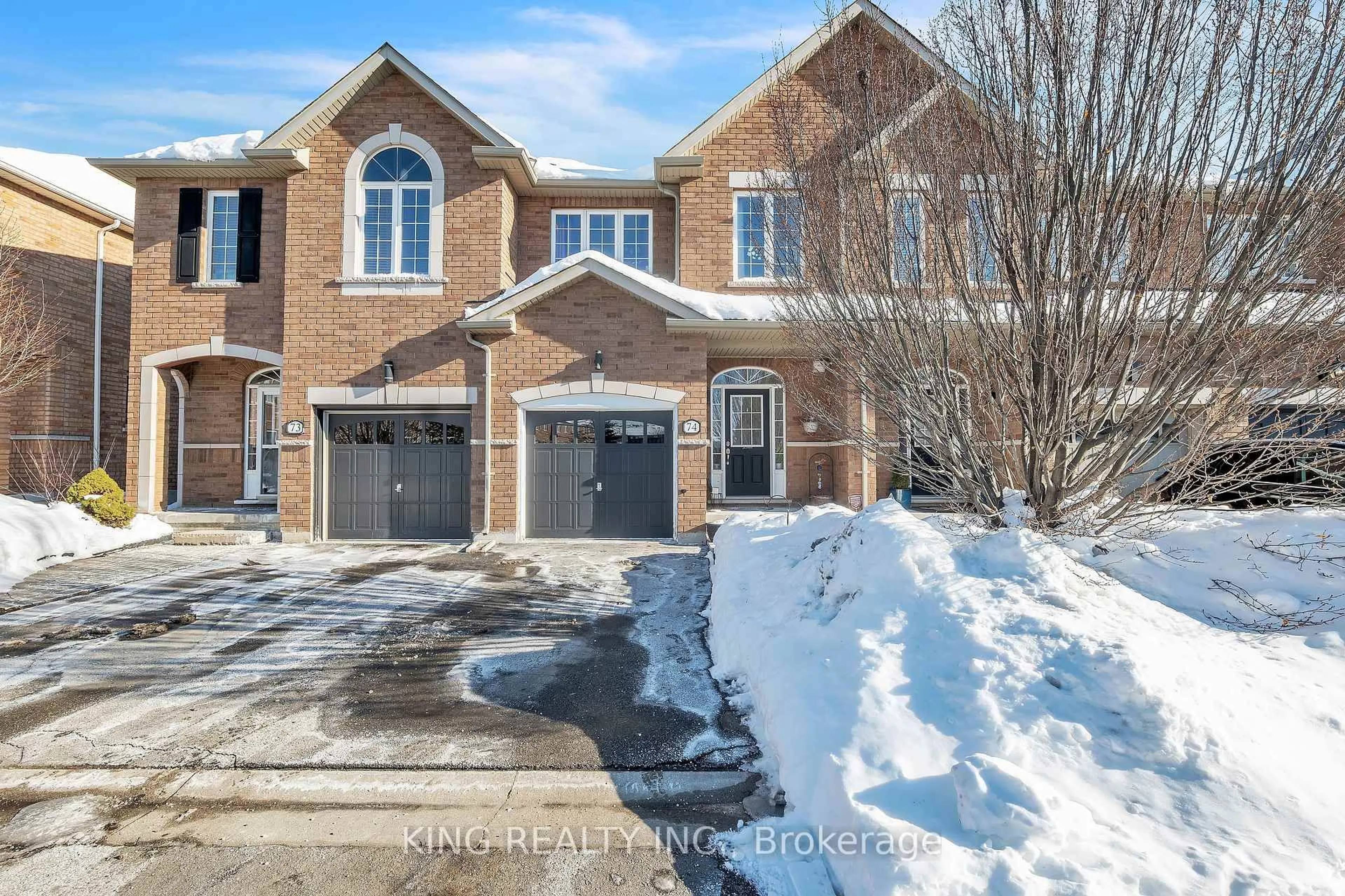 Home with brick exterior material, street for 651 Farmstead Dr #74, Milton Ontario L9T 7W2