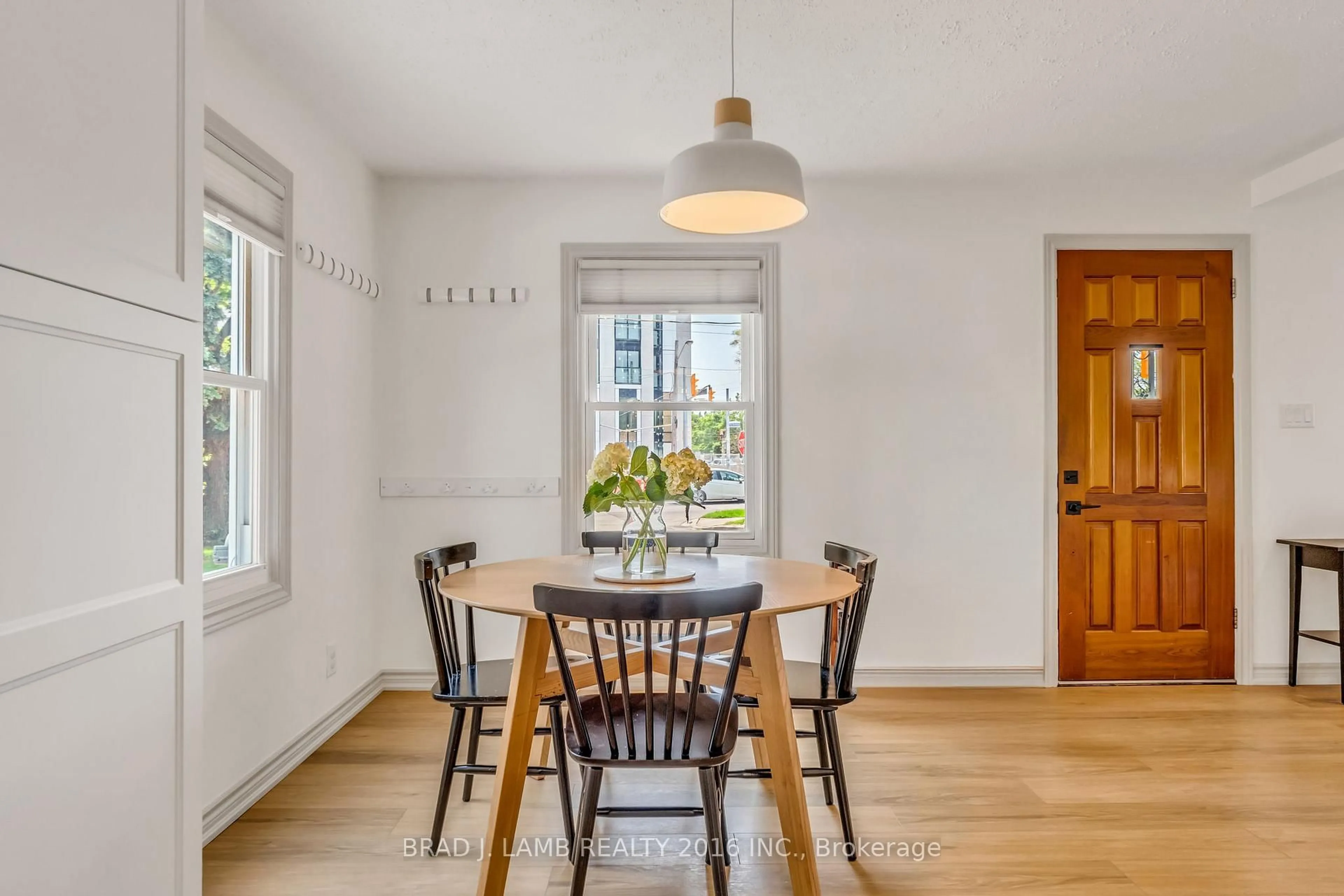 Dining room, wood/laminate floor for 794 The Queensway, Toronto Ontario M8Z 1N5