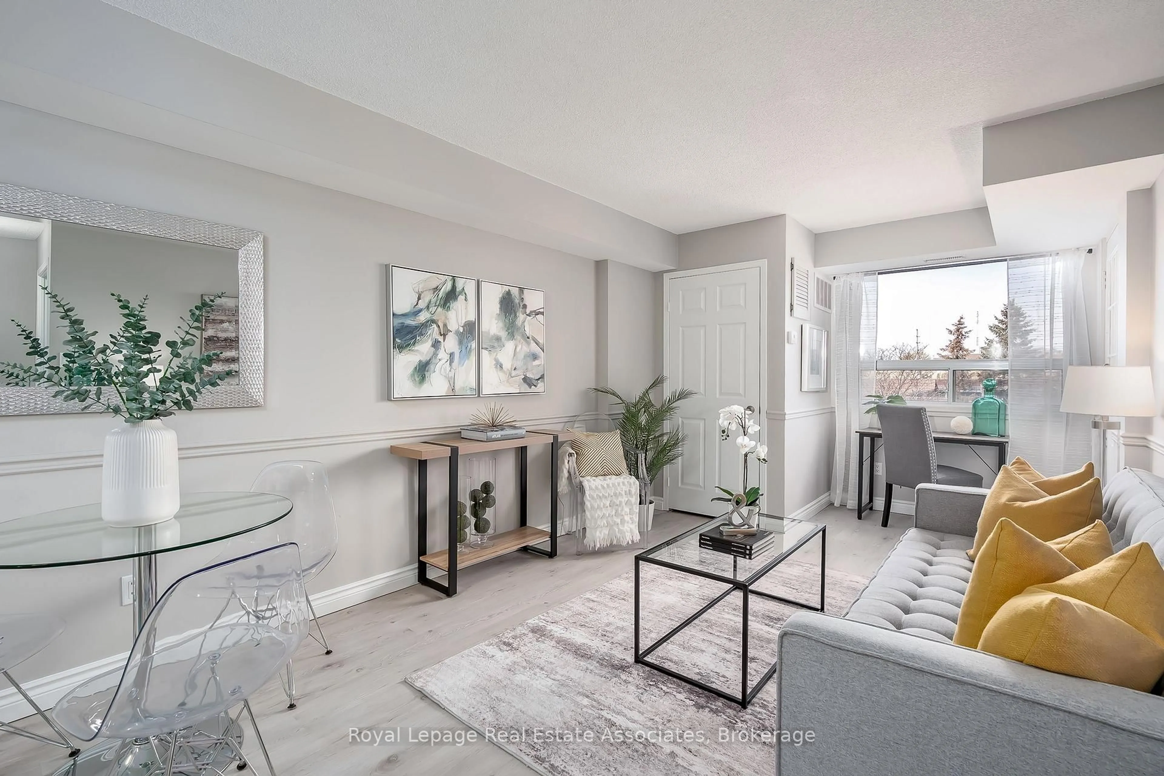 Living room with furniture, unknown for 32 Tannery St #308, Mississauga Ontario L5M 6T6