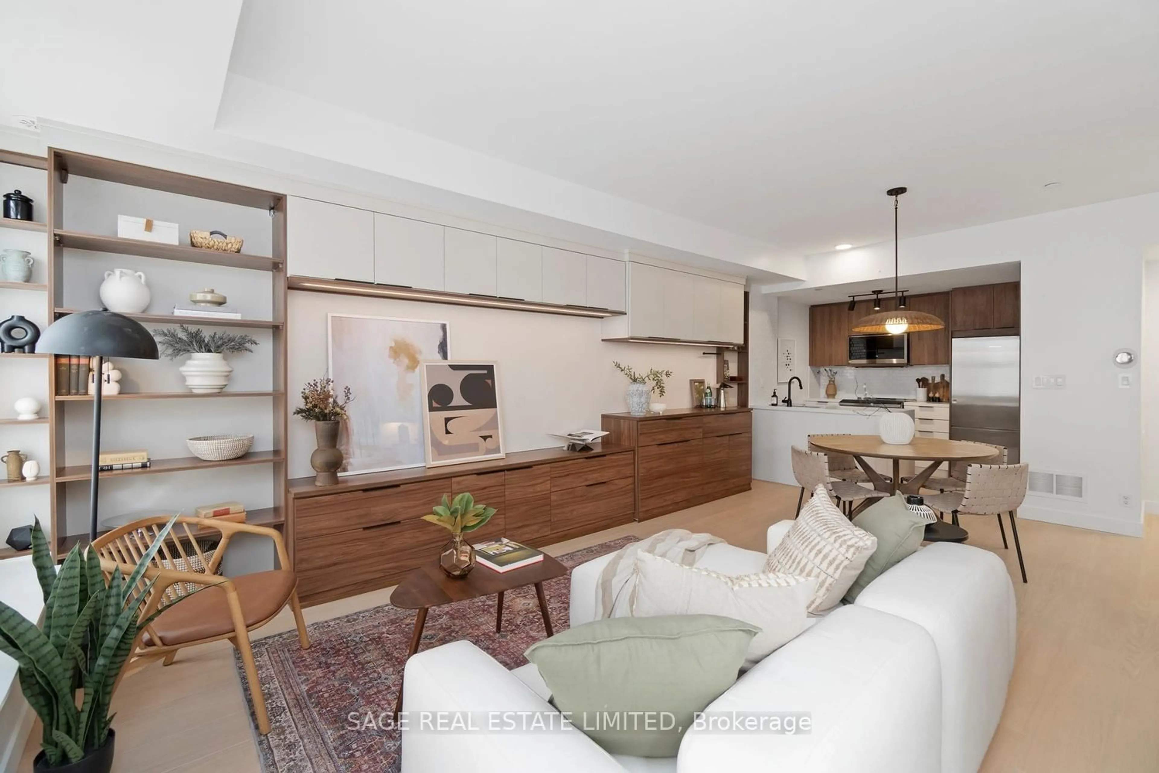 Living room with furniture, unknown for 10 Carnation Ave #18, Toronto Ontario M8V 0B8