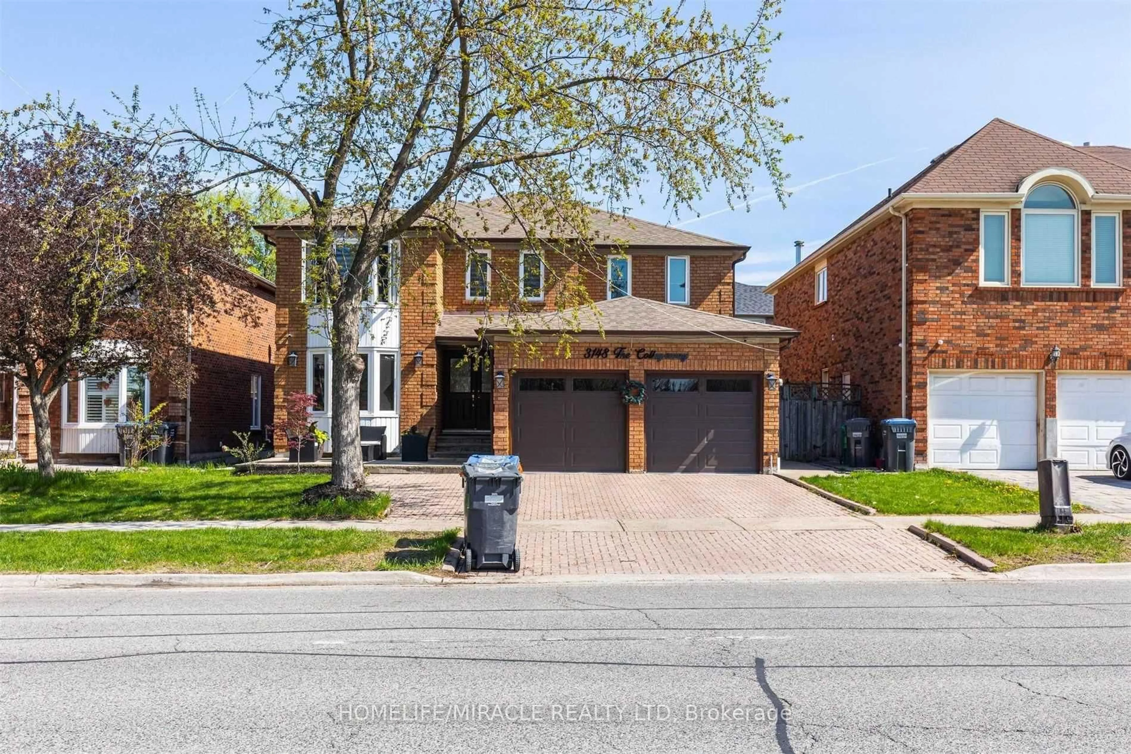 Home with brick exterior material, street for 3148 The College Way, Mississauga Ontario L5L 4Z6