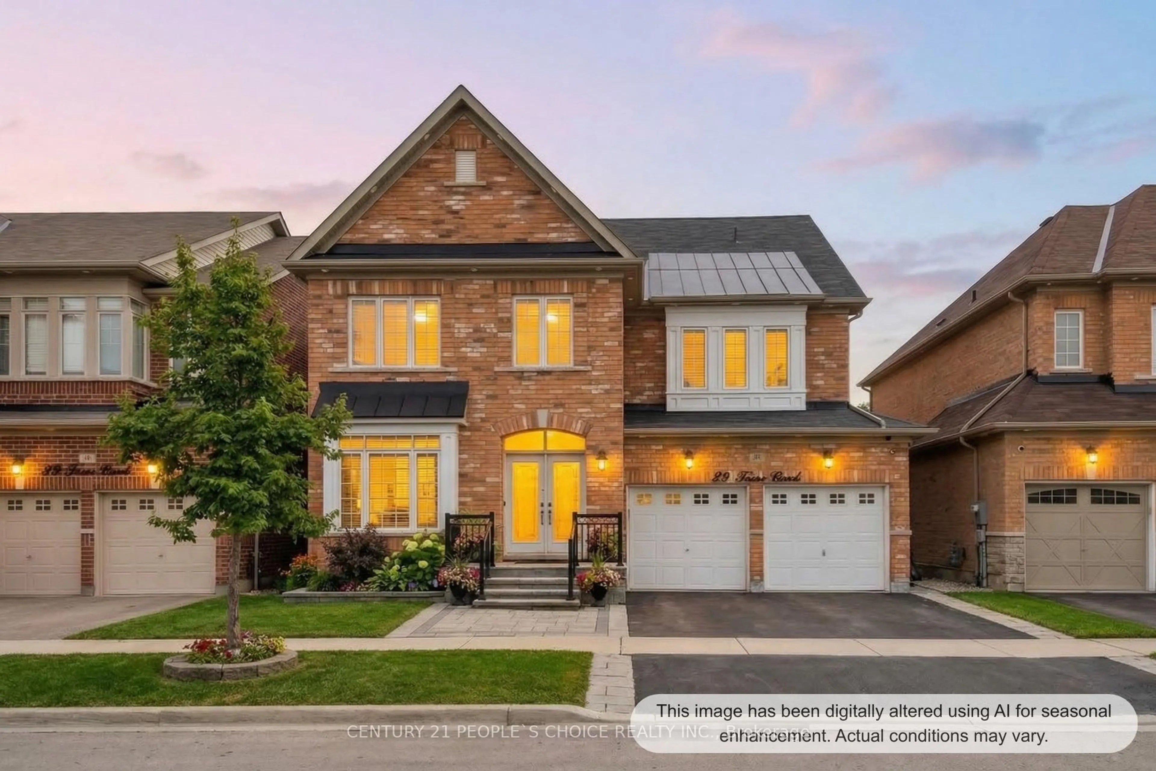 Home with brick exterior material, street for 28 Truro Circ, Brampton Ontario L7A 4E5