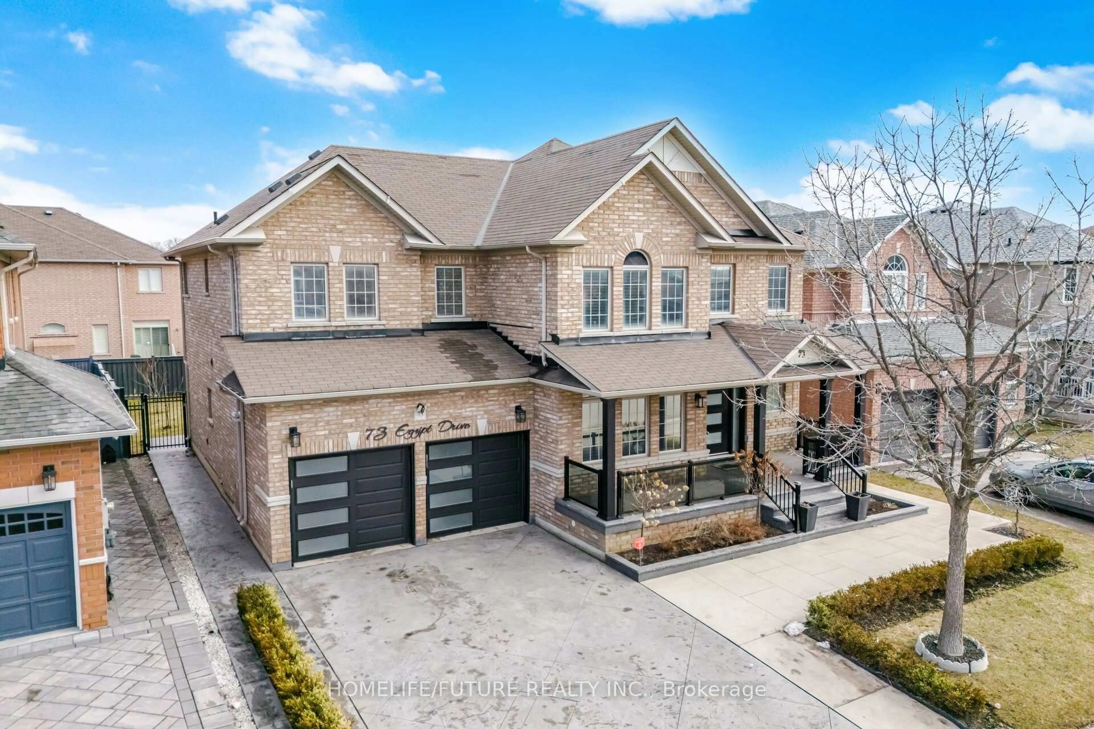 Home with brick exterior material, street for 73 Egypt Dr, Brampton Ontario L6R 0S4