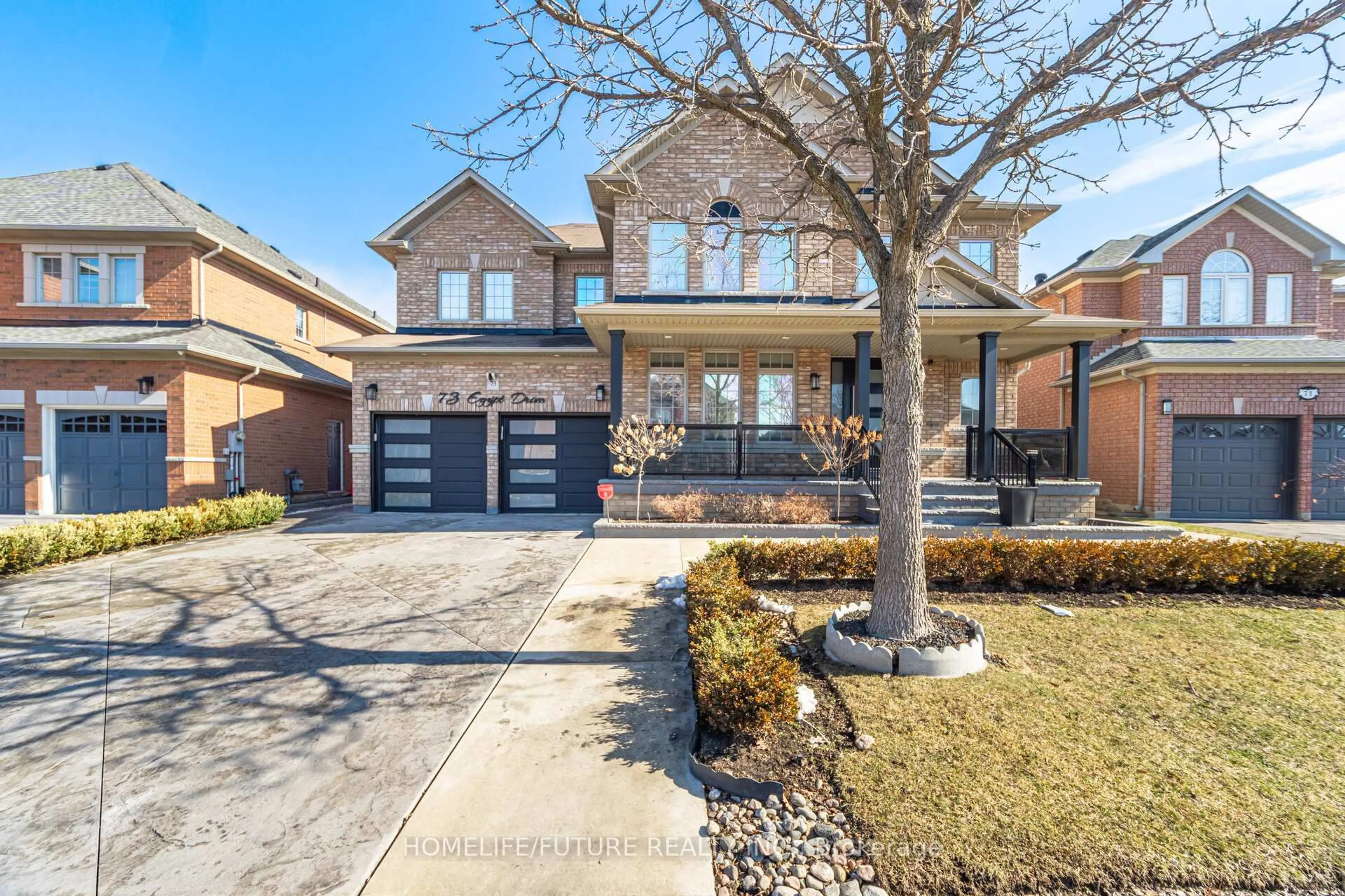 Home with brick exterior material, street for 73 Egypt Dr, Brampton Ontario L6R 0S4