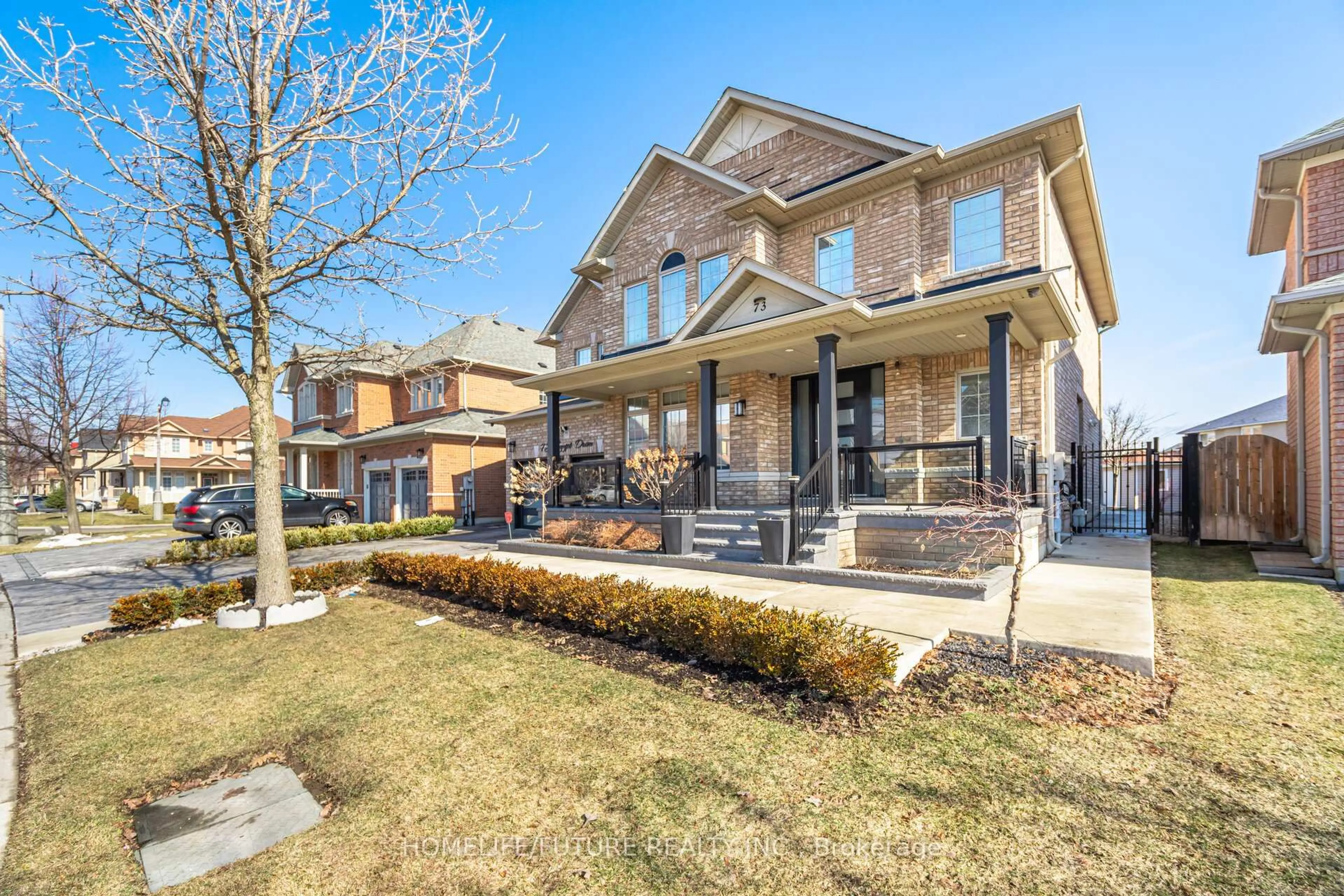 Home with brick exterior material, street for 73 Egypt Dr, Brampton Ontario L6R 0S4