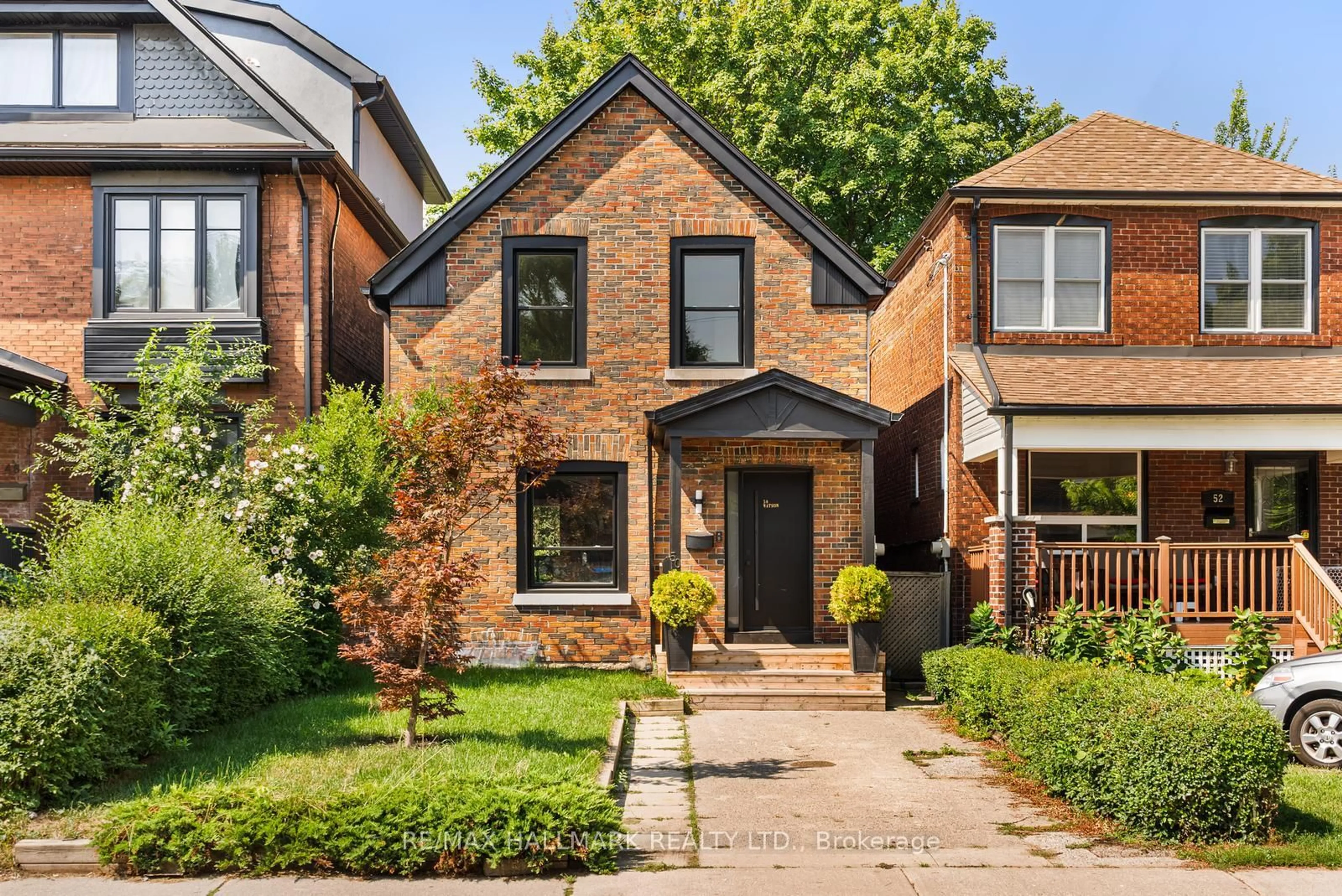 Home with brick exterior material, street for 50 Watson Ave, Toronto Ontario M6S 4E1