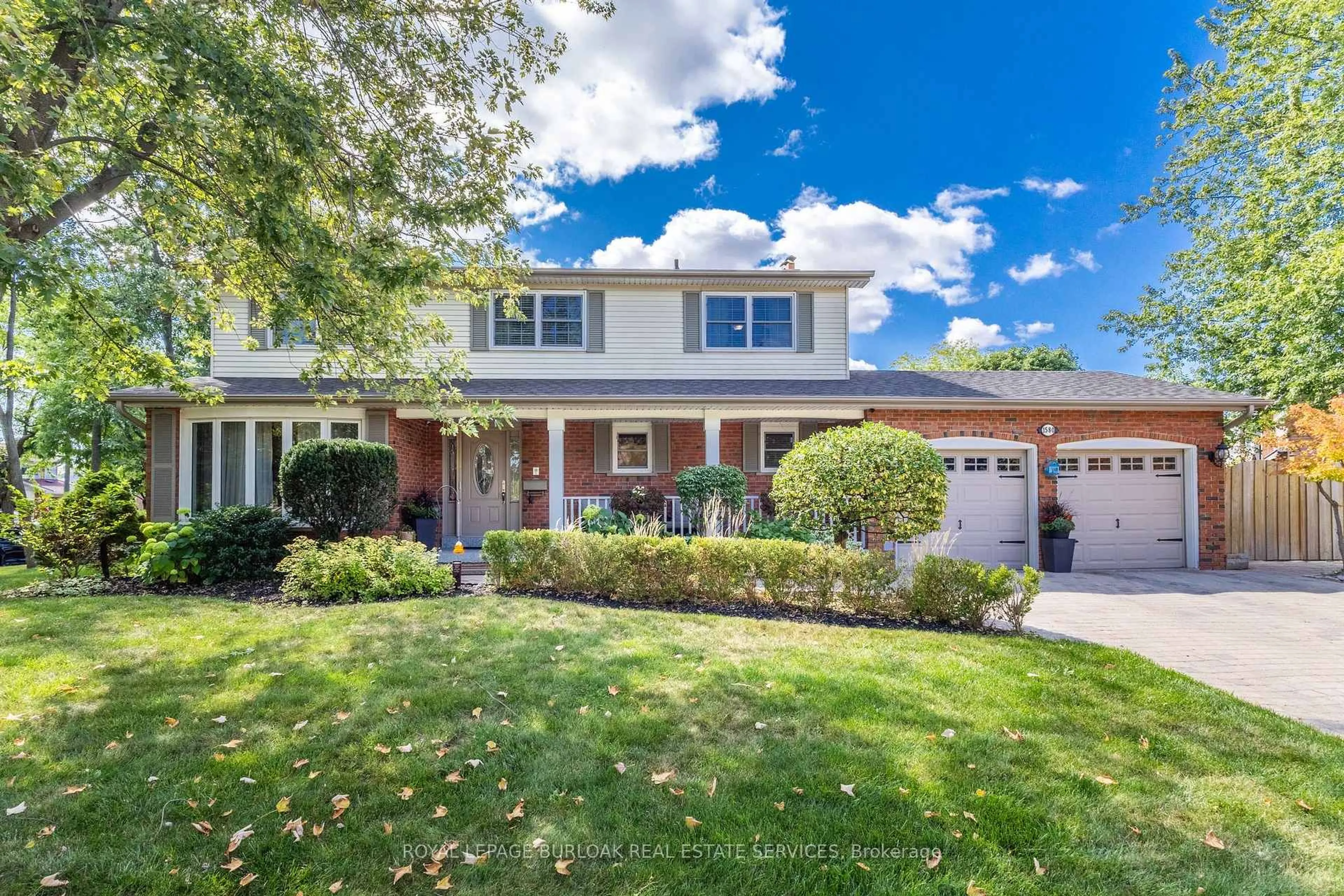 Home with brick exterior material, street for 1580 Woodeden Dr, Mississauga Ontario L5H 3S5