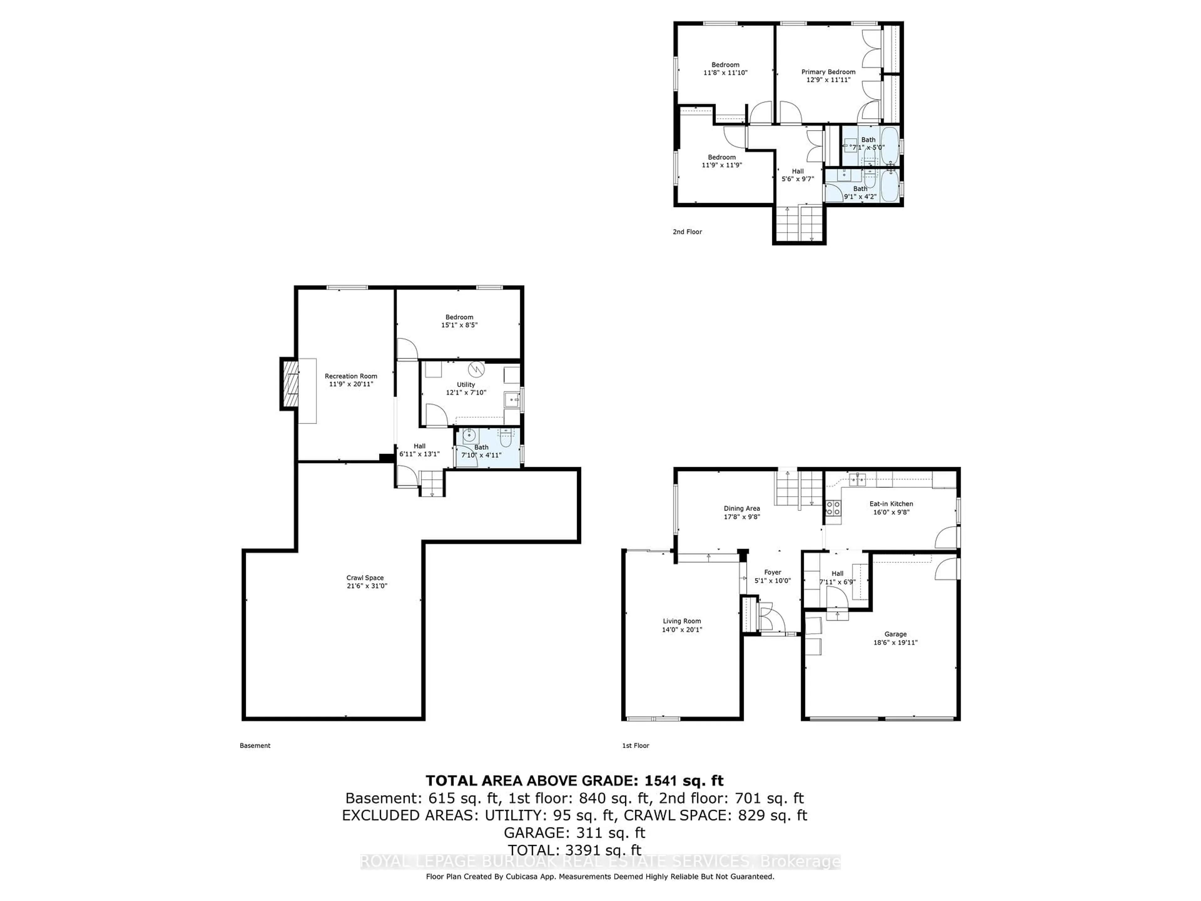 Floor plan for 2360 Cavendish Dr, Burlington Ontario L7P 3B4