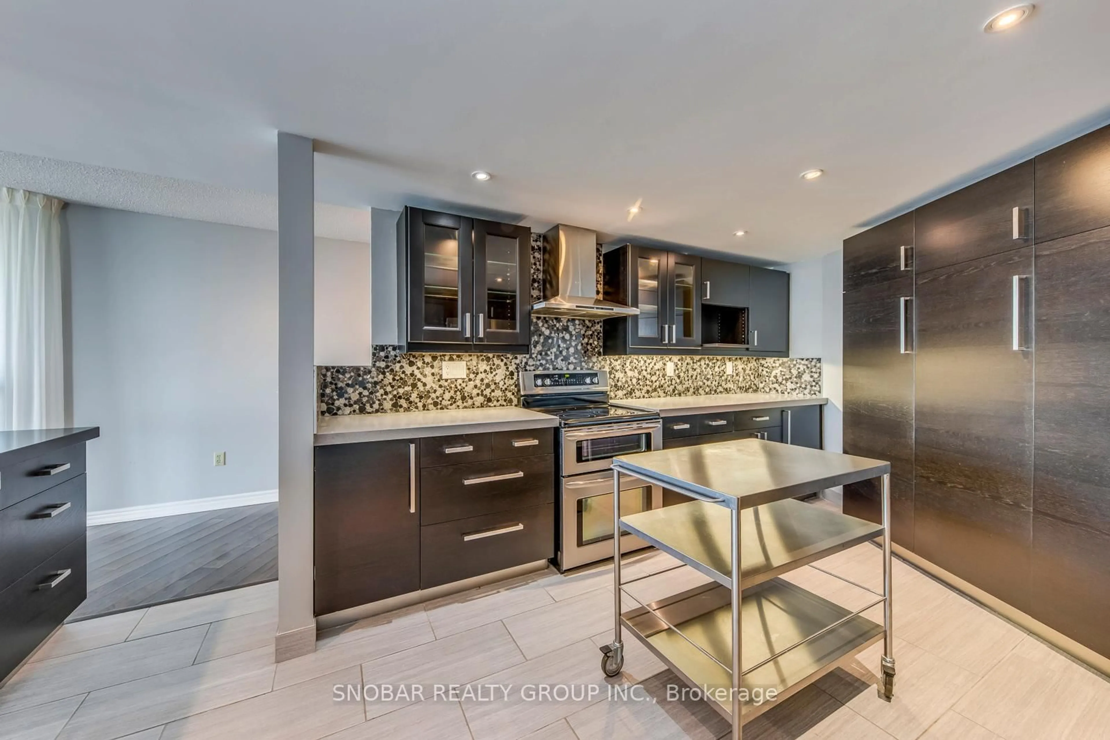 Contemporary kitchen, ceramic/tile floor for 2010 Islington Ave #2102, Toronto Ontario M9P 3S8