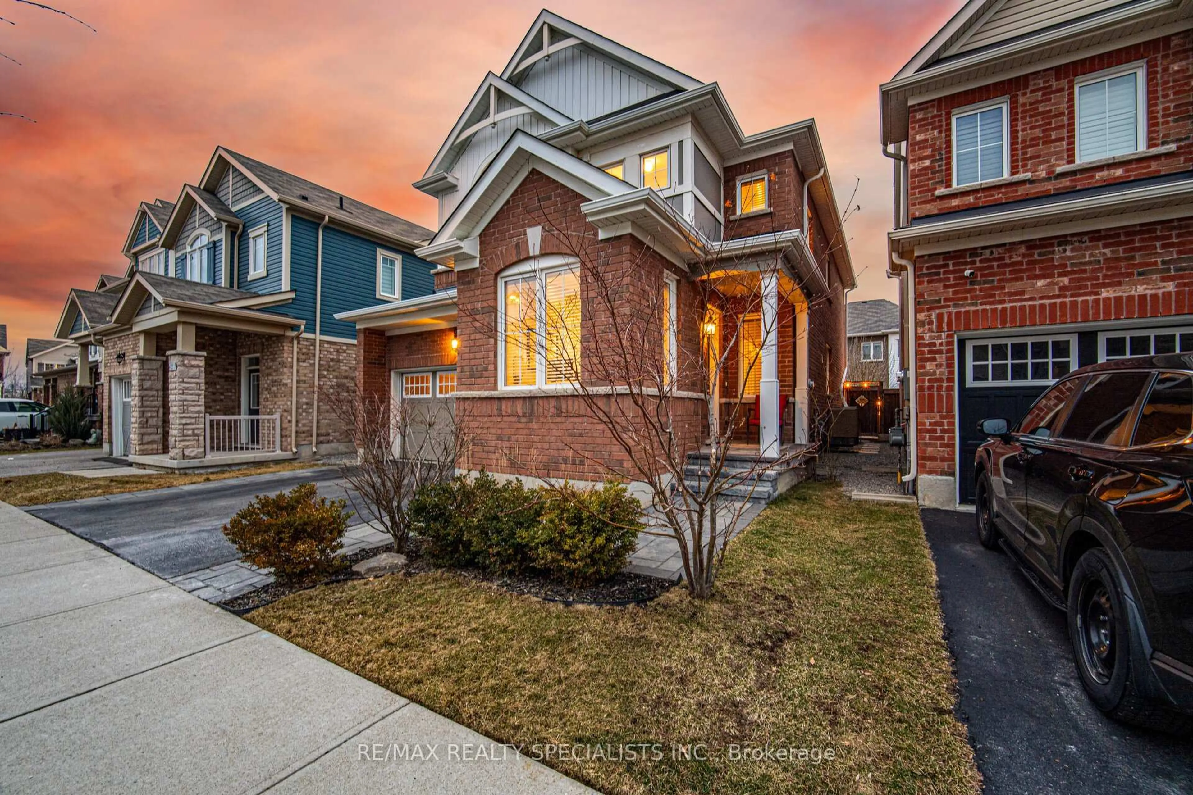 Home with brick exterior material, street for 366 Emmett Landing, Milton Ontario L9E 0A6