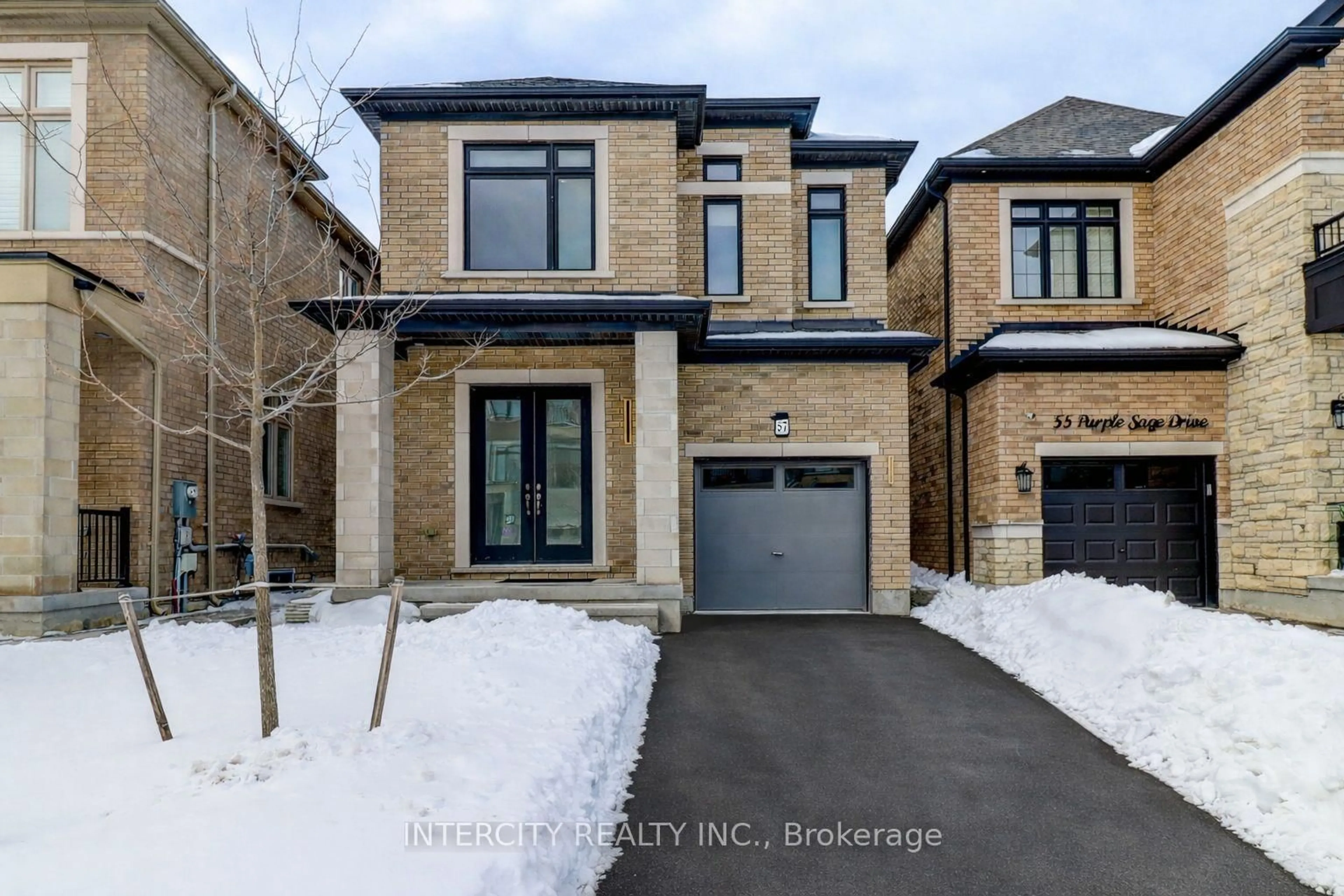 Home with brick exterior material, street for 57 Purple Sage Dr, Brampton Ontario L6P 4P5