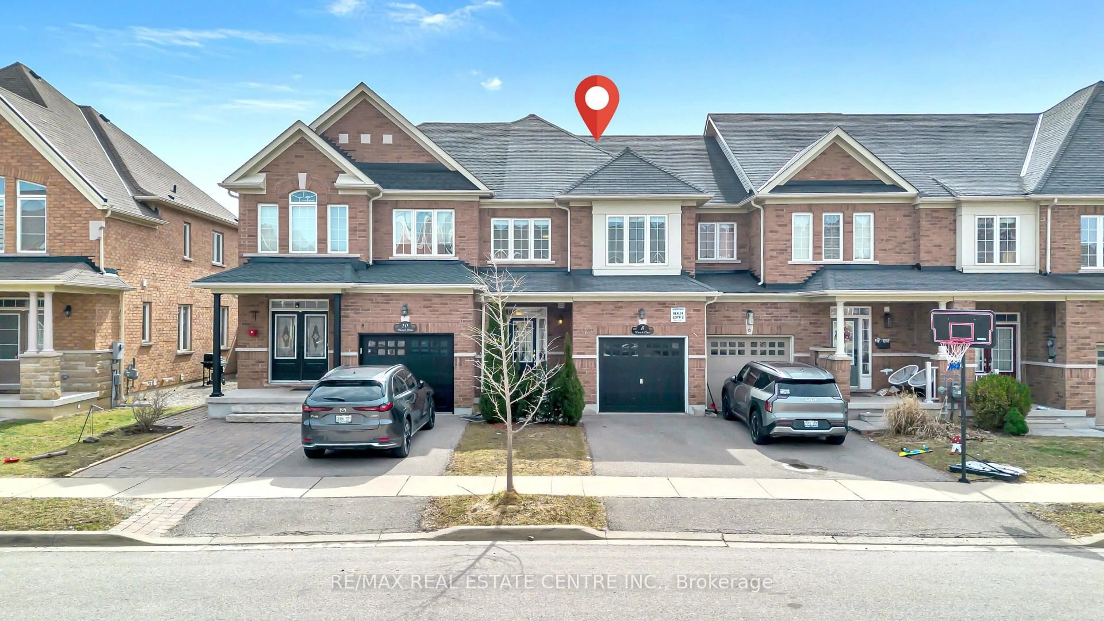 Home with brick exterior material, street for 8 Munch Pl, Milton Ontario L9T 8K6
