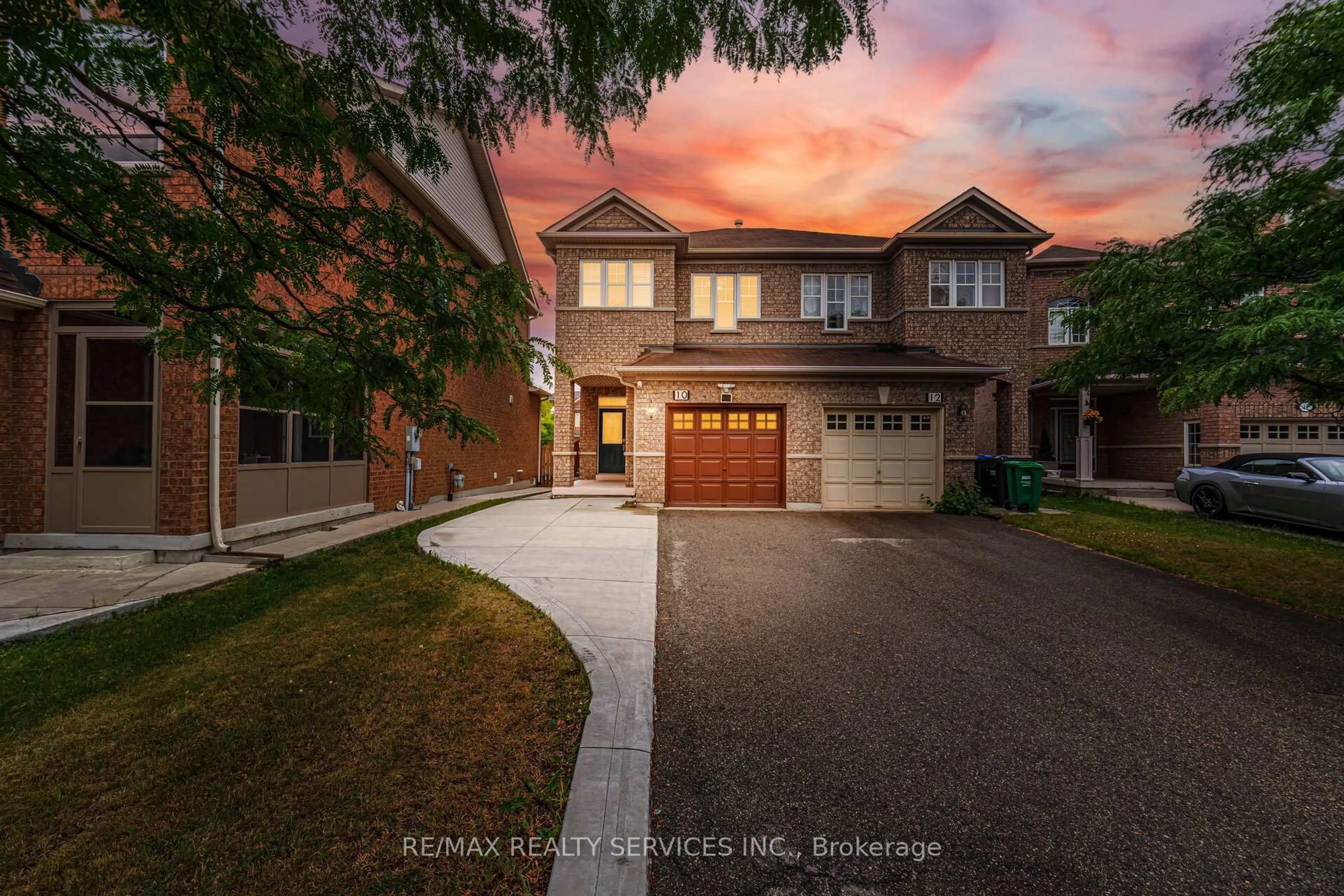 Home with brick exterior material, street for 10 Deepcoral Crt, Brampton Ontario L6V 4P7