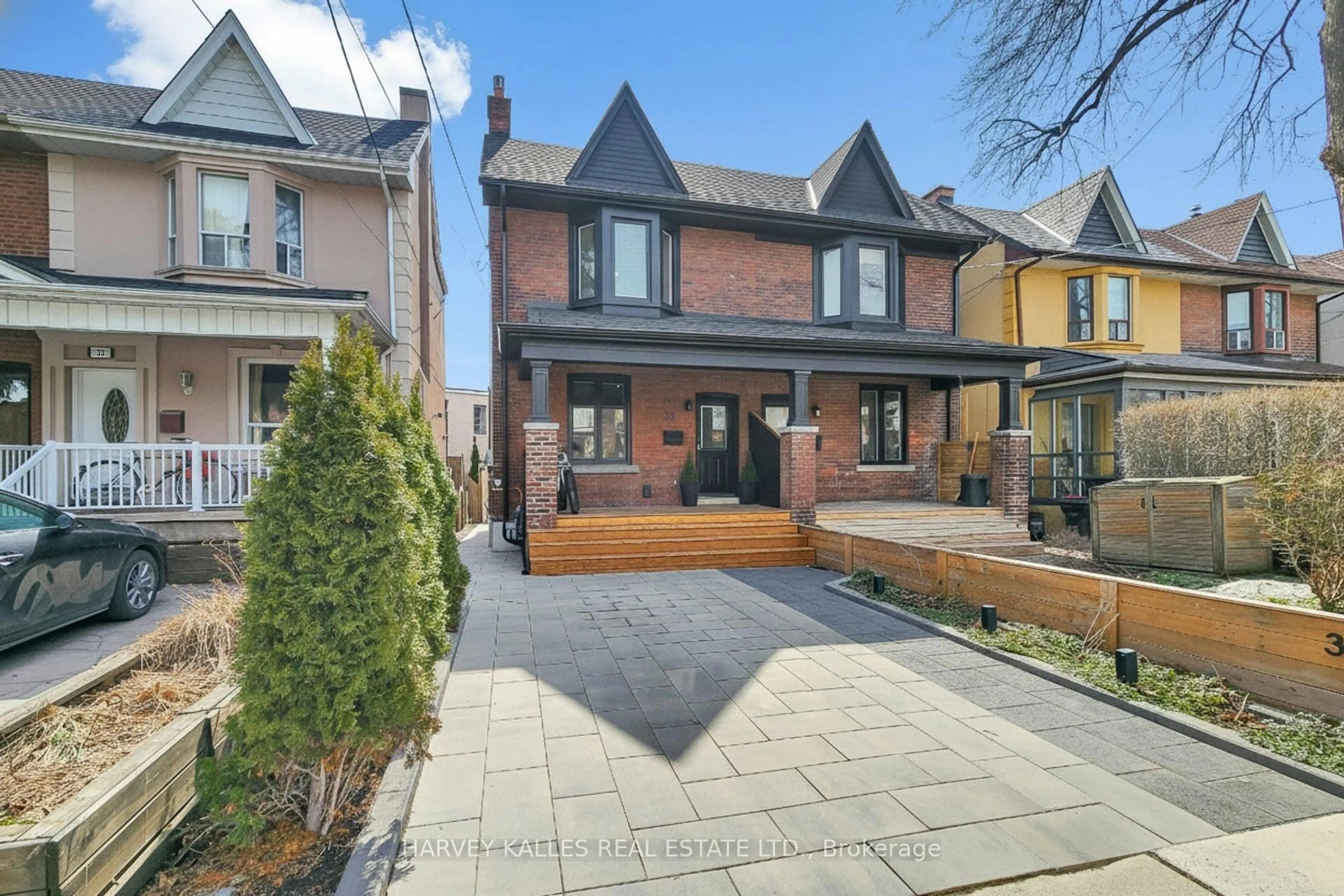 Home with brick exterior material, street for 35 Peterborough Ave, Toronto Ontario M6H 2K9