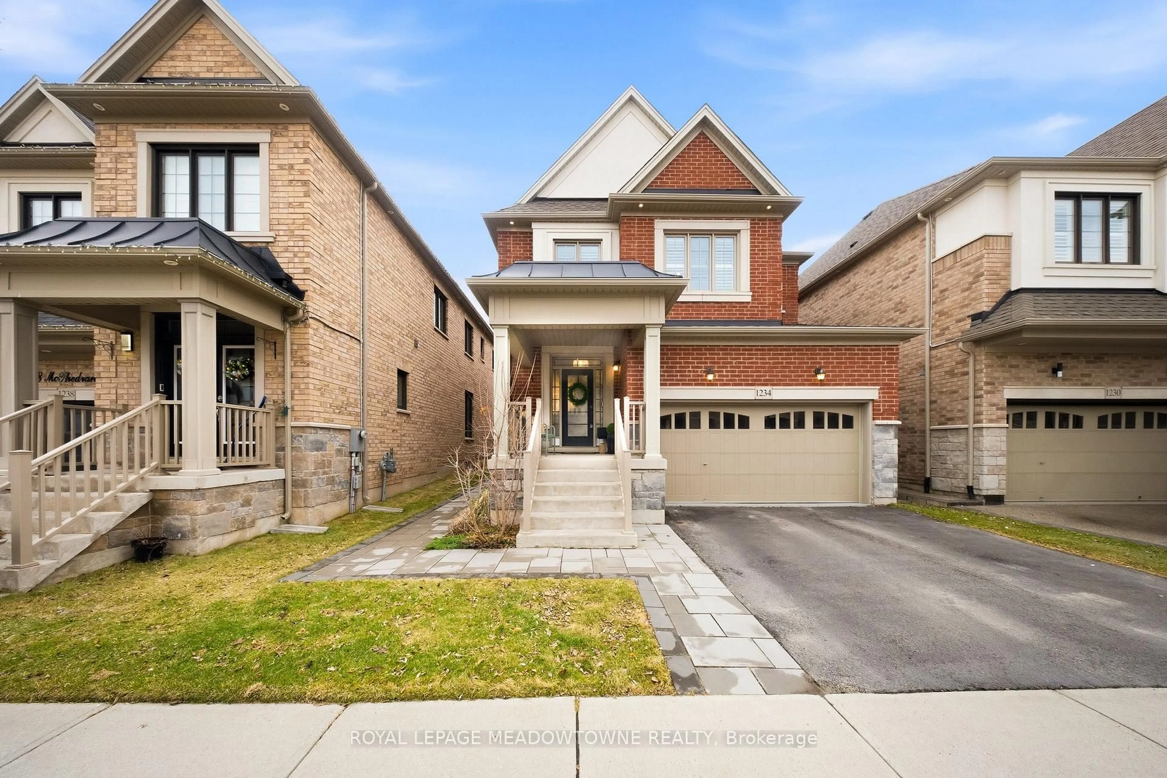Home with brick exterior material, street for 1234 McPhedran Pt, Milton Ontario L9E 1J8