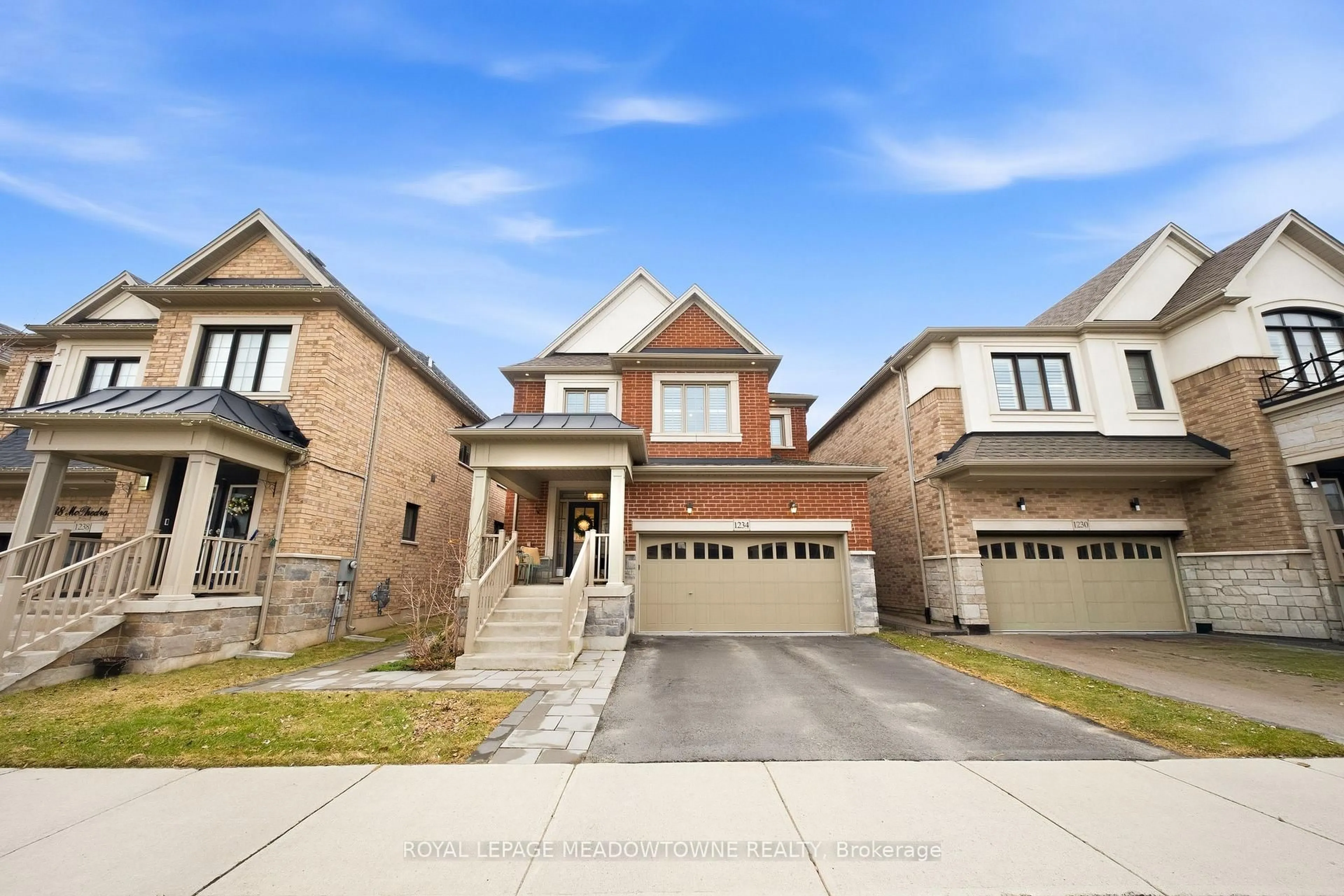 Home with brick exterior material, street for 1234 McPhedran Pt, Milton Ontario L9E 1J8