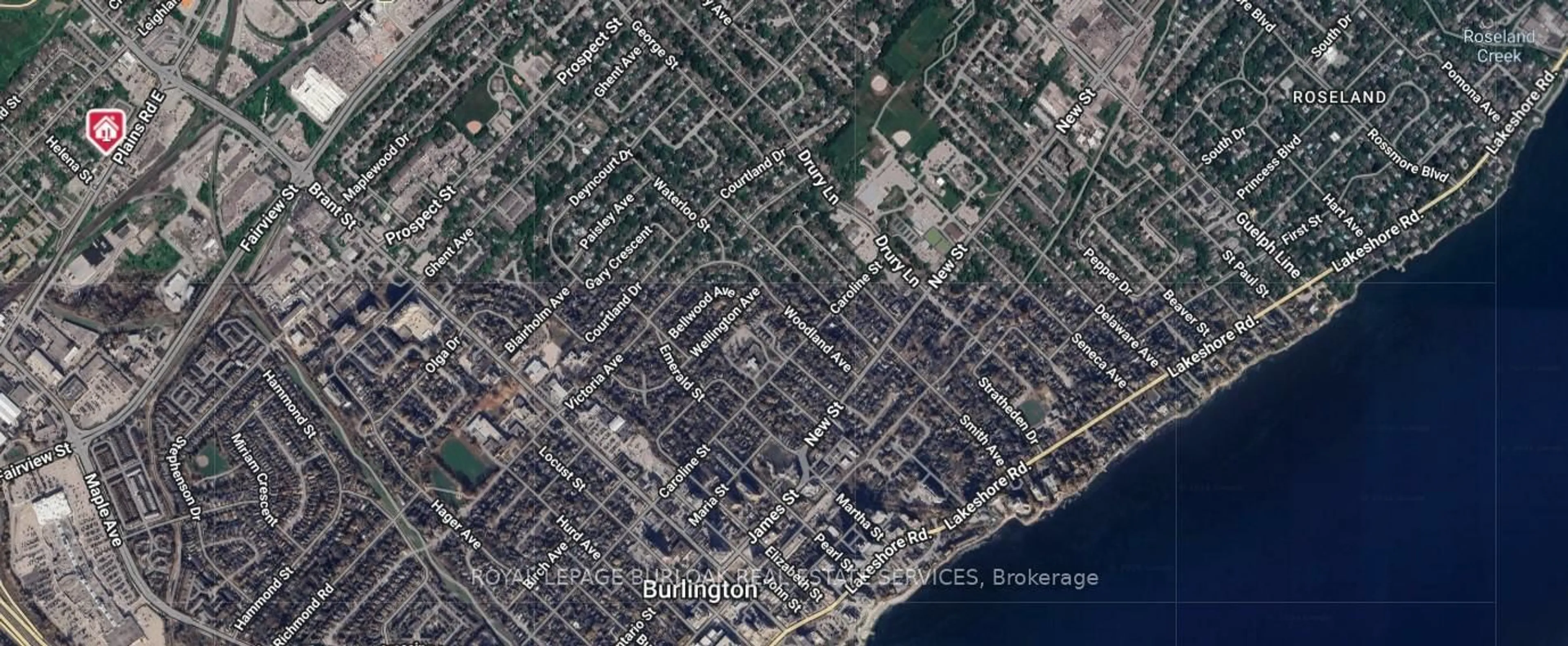 Picture of a map for 1401 Plains Rd #26, Burlington Ontario L7R 0C2