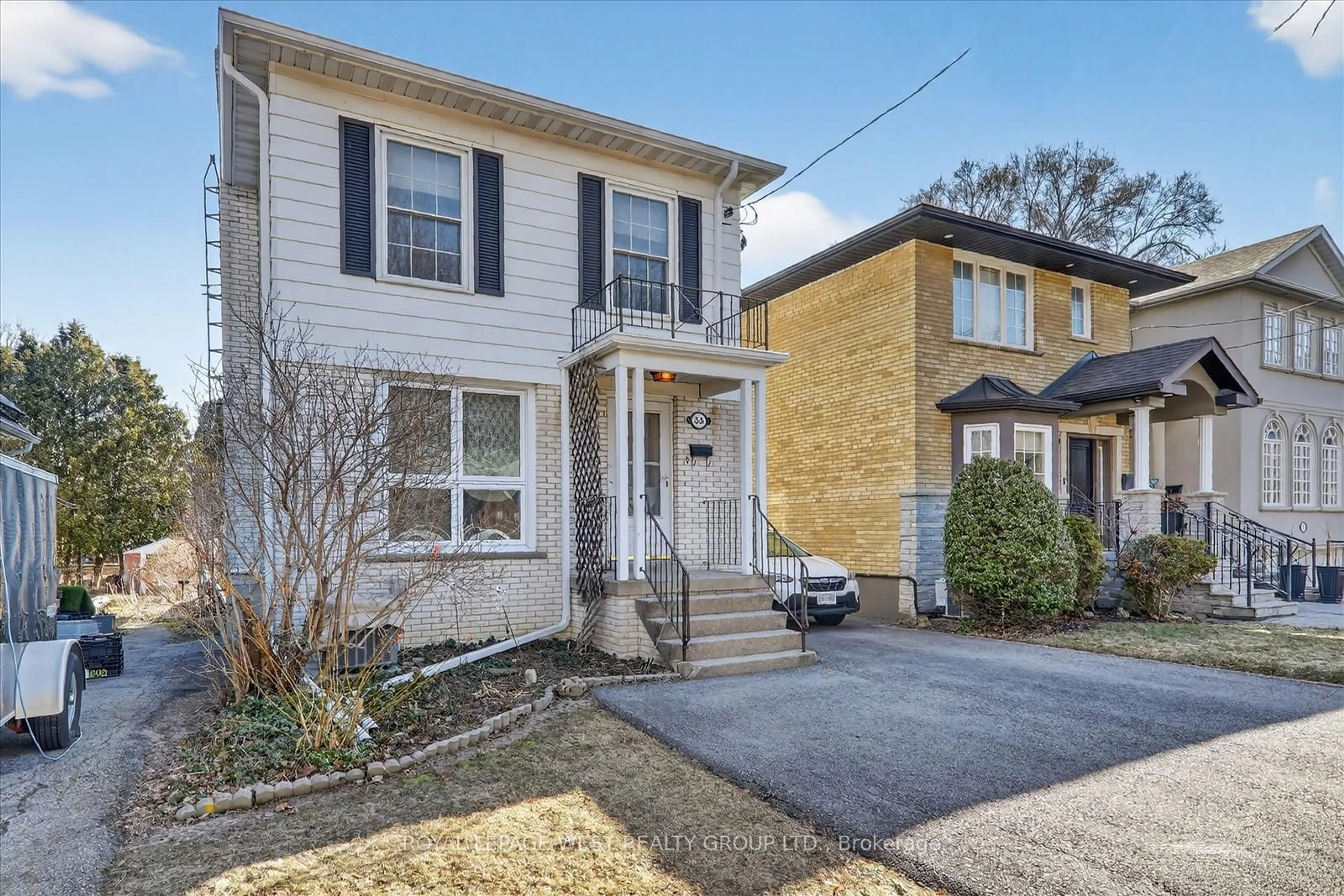 Home with brick exterior material, street for 35 Roxaline St, Toronto Ontario M9P 2Z1