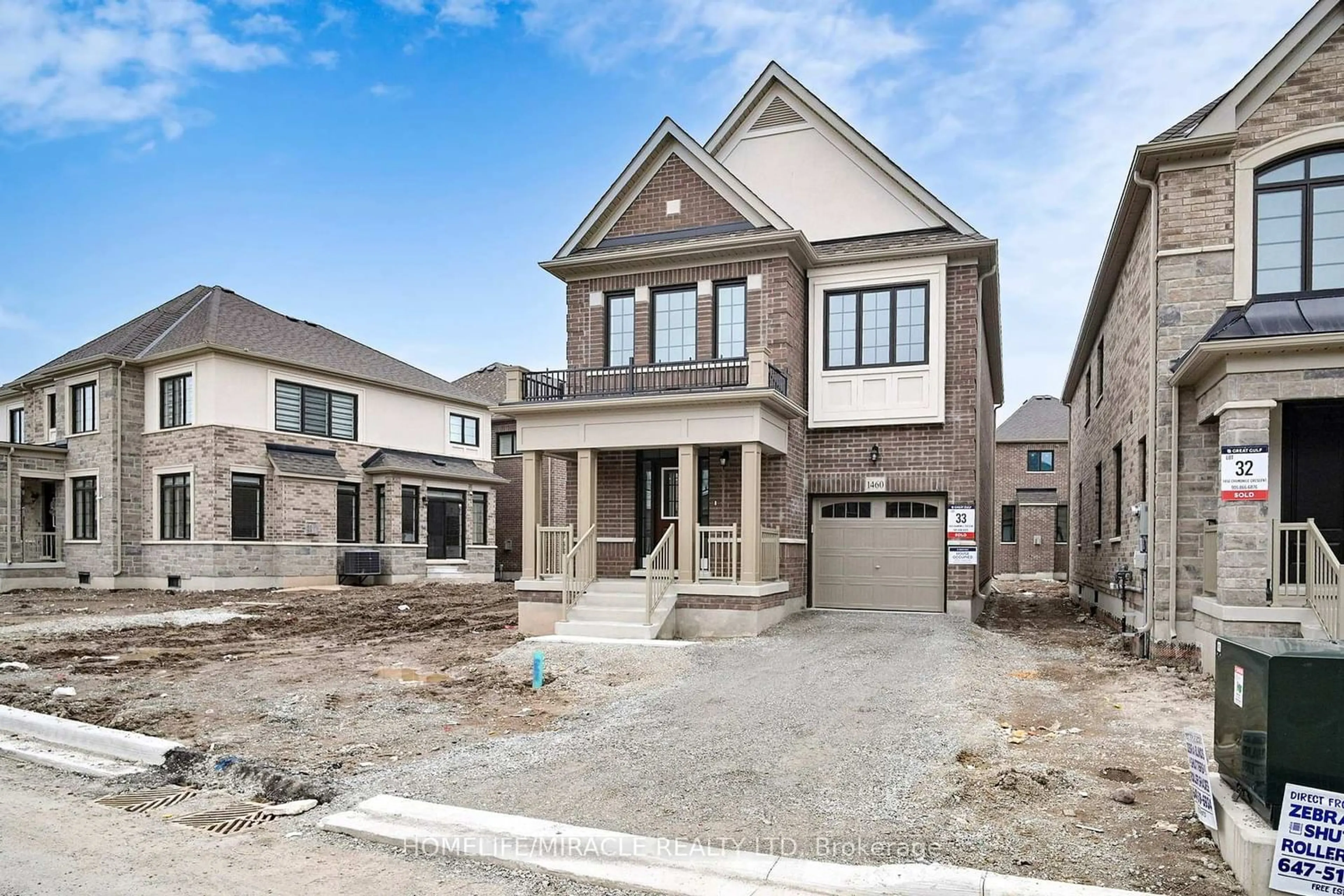 Home with brick exterior material, street for 1460 Chamomile Cres, Milton Ontario L9E 2E9