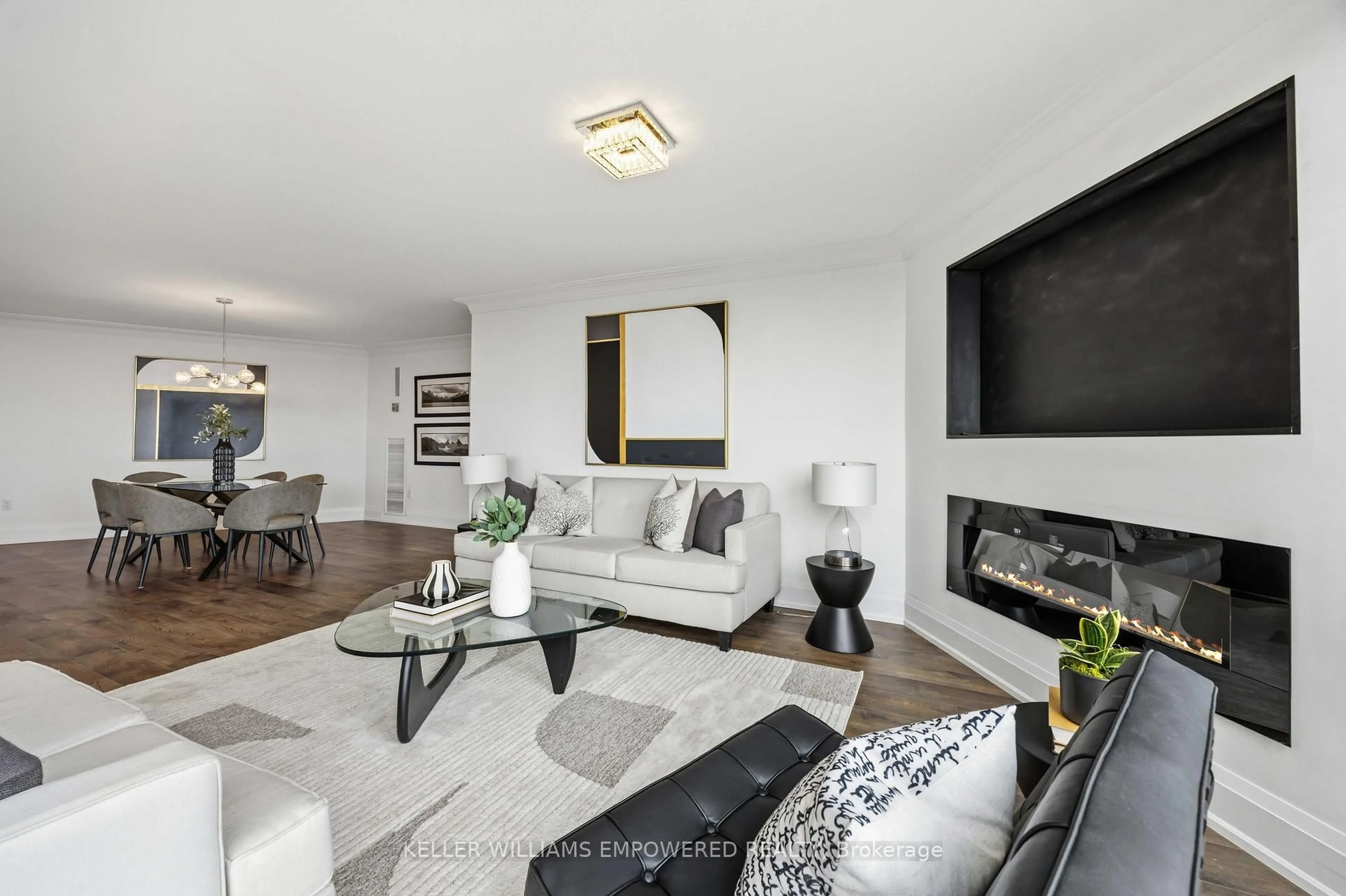 Living room with furniture, unknown for 2010 Islington Ave #2405, Toronto Ontario M9P 3S8