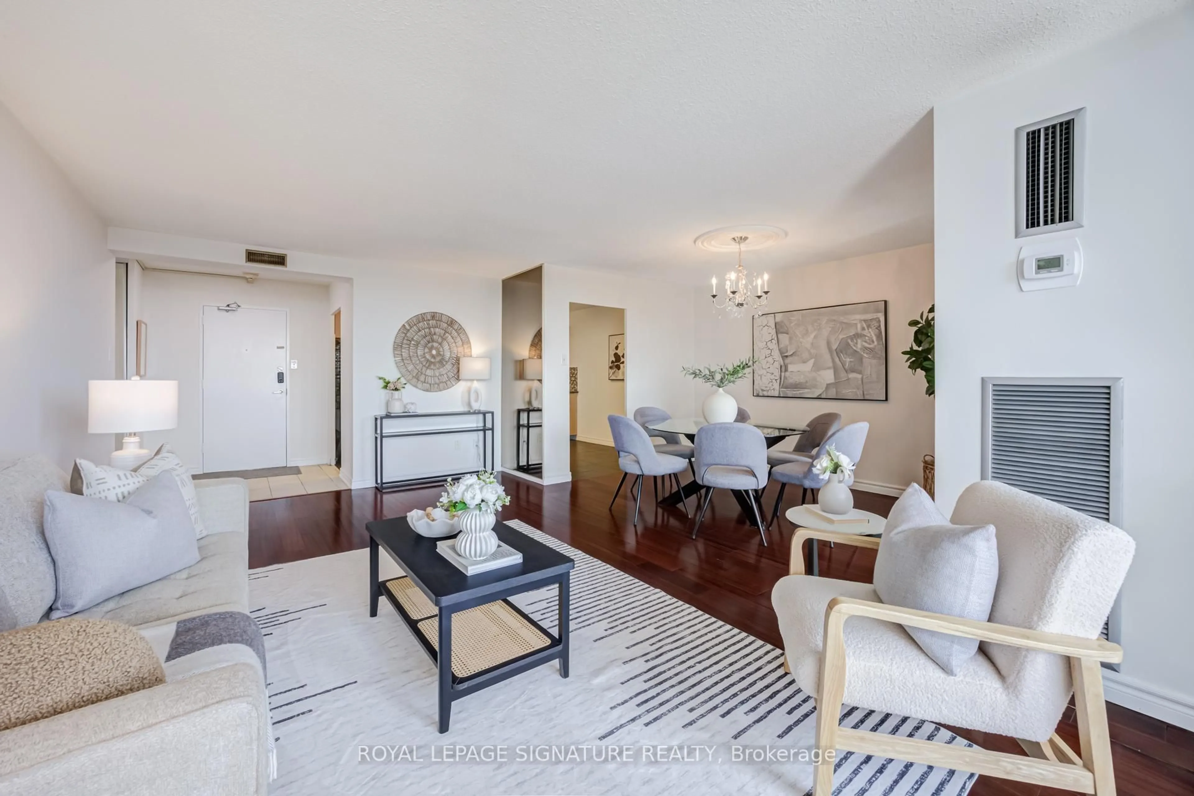 Living room with furniture, unknown for 625 The West Mall #901, Toronto Ontario M9C 4W9