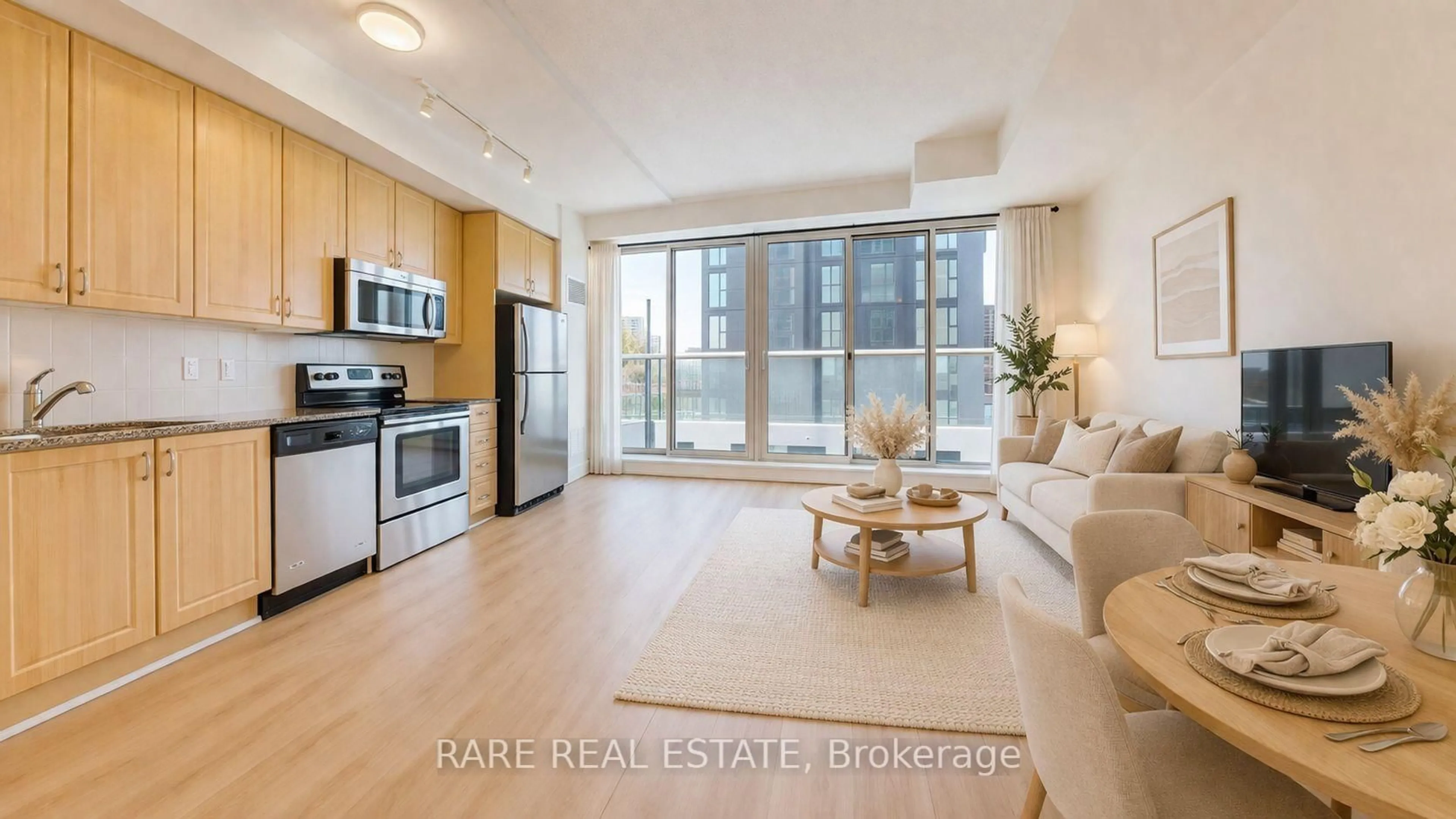 Open concept kitchen, unknown for 1638 Bloor St #607, Toronto Ontario M6P 0A6