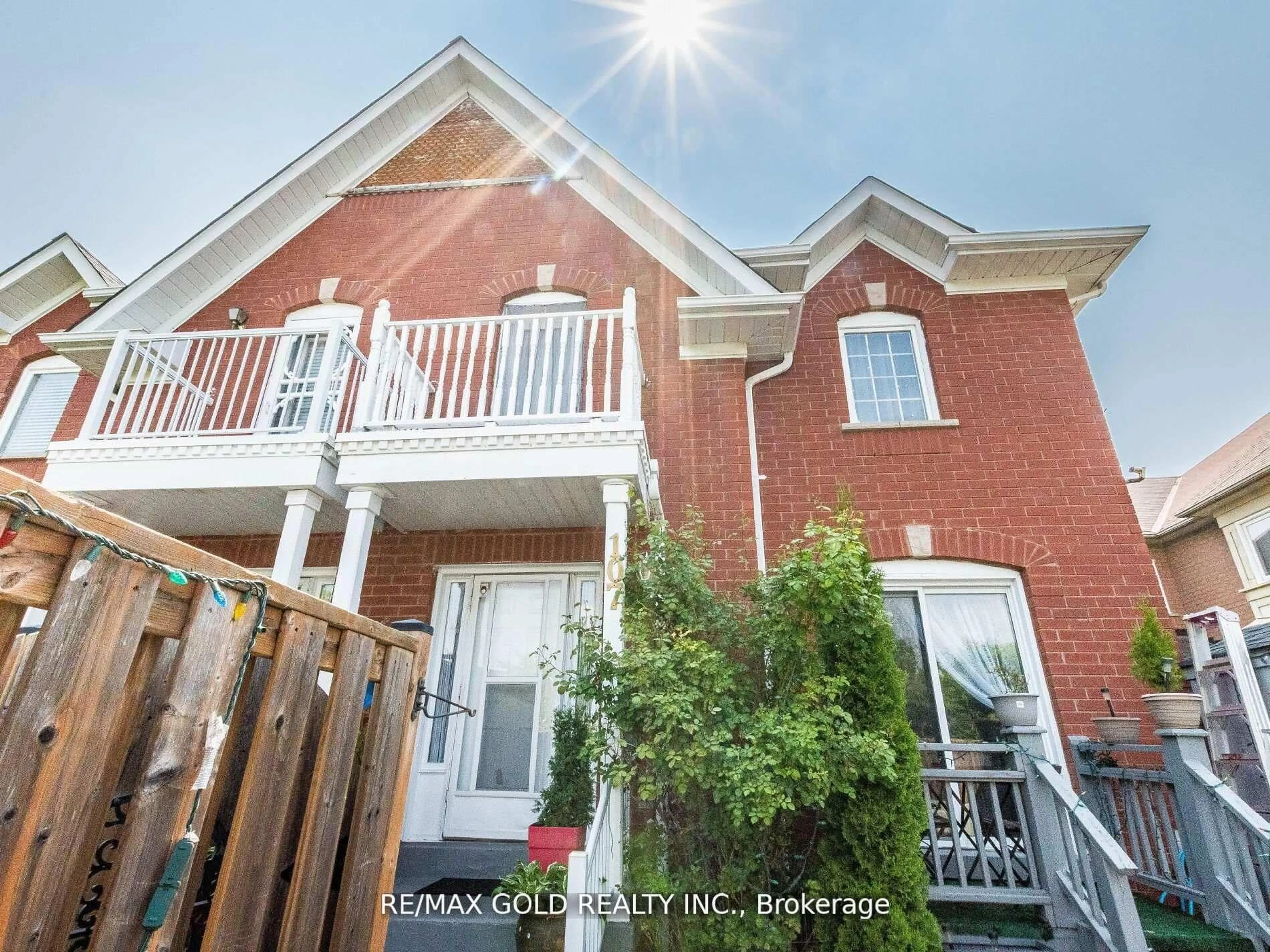 Home with brick exterior material, street for 107 Clover Bloom Rd, Brampton Ontario L6R 1S6