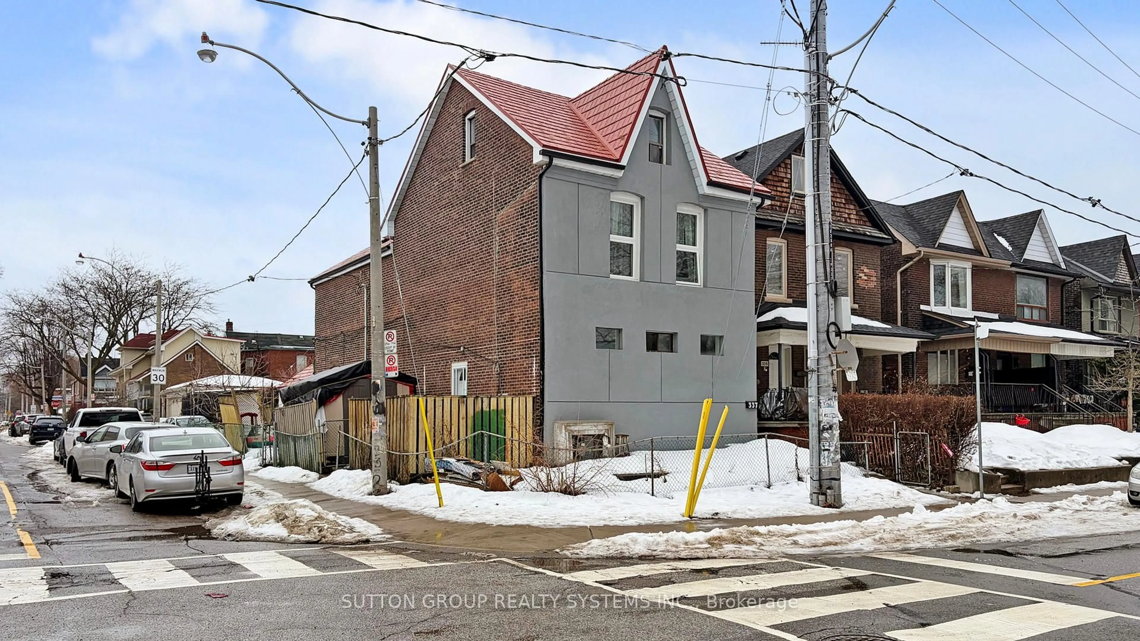 Home with brick exterior material, street for 337 Perth Ave, Toronto Ontario M6P 3X9