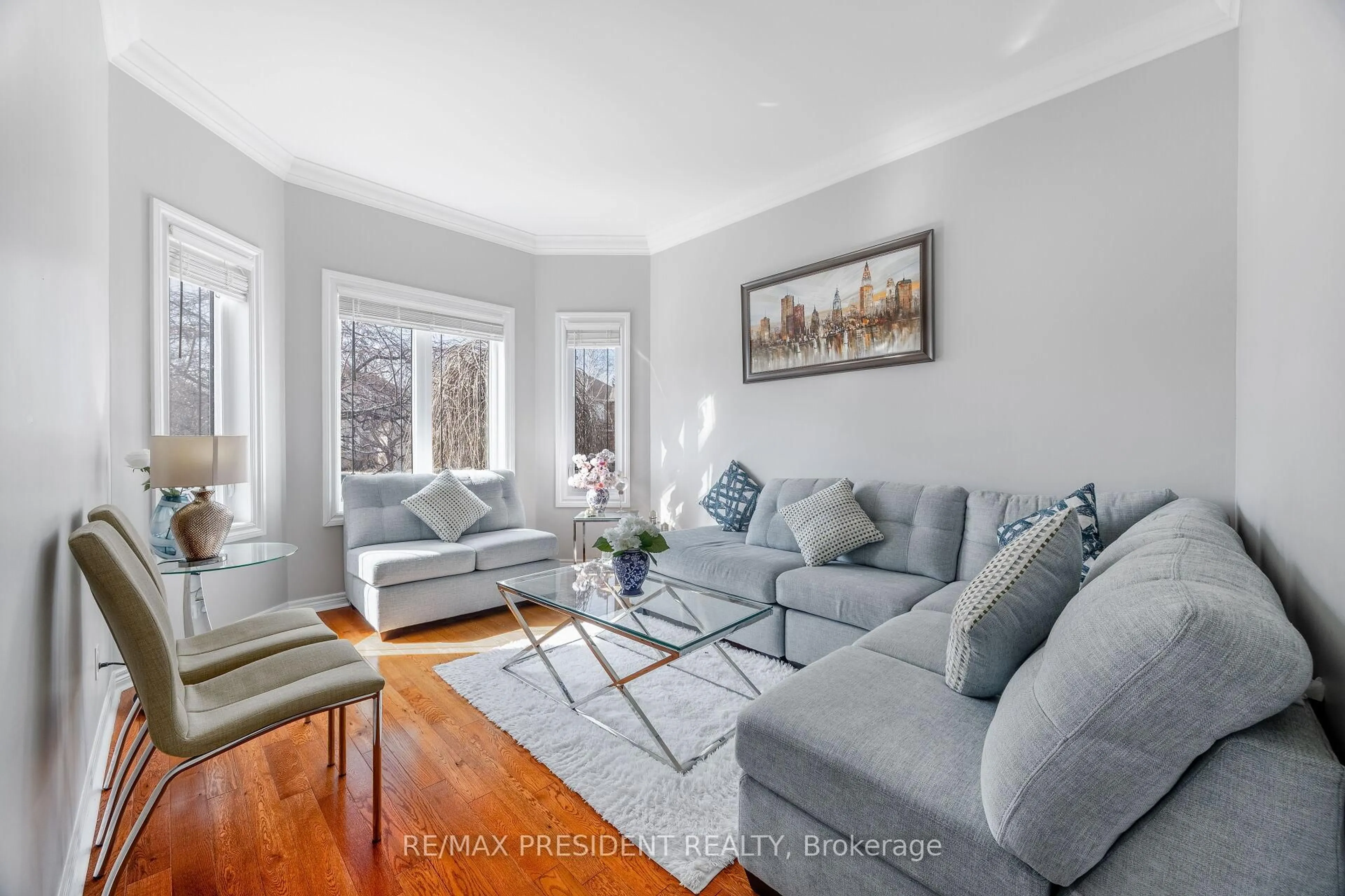 Living room with furniture, unknown for 14 Samuel Cres, Halton Hills Ontario L7G 5J2