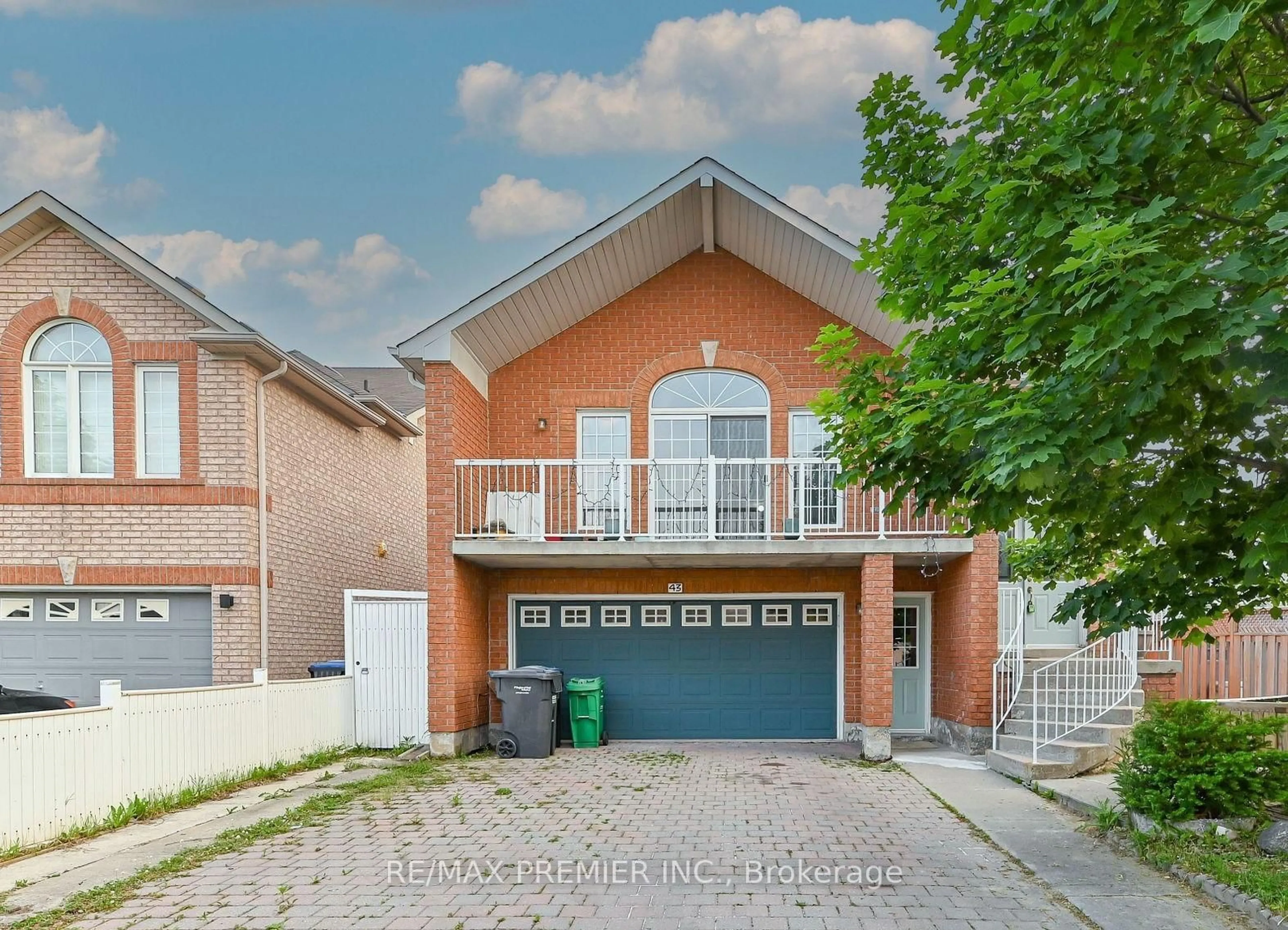 Home with brick exterior material, street for 43 Wildsky Rd, Brampton Ontario L6Y 5P9
