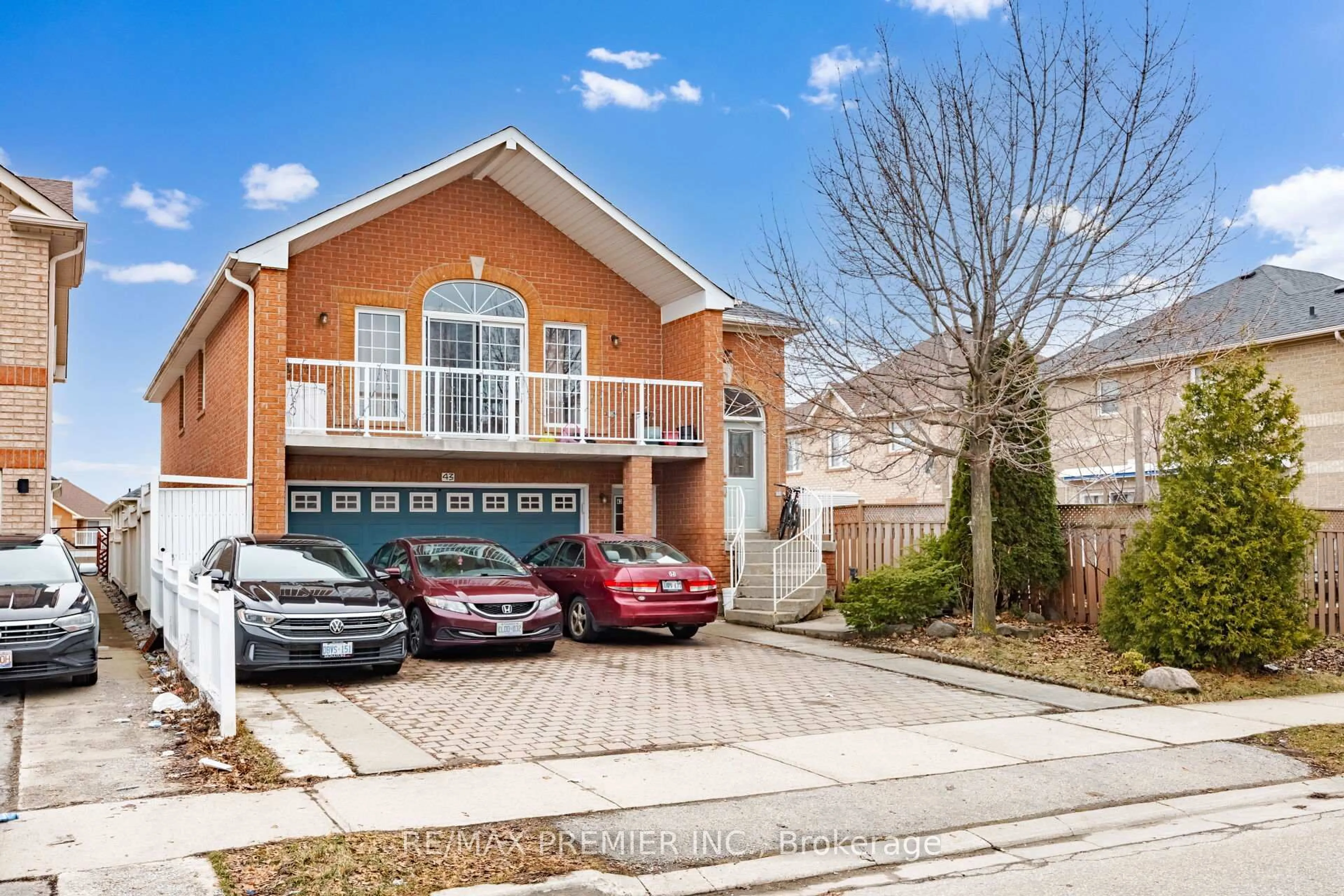 Home with brick exterior material, street for 43 Wildsky Rd, Brampton Ontario L6Y 5P9