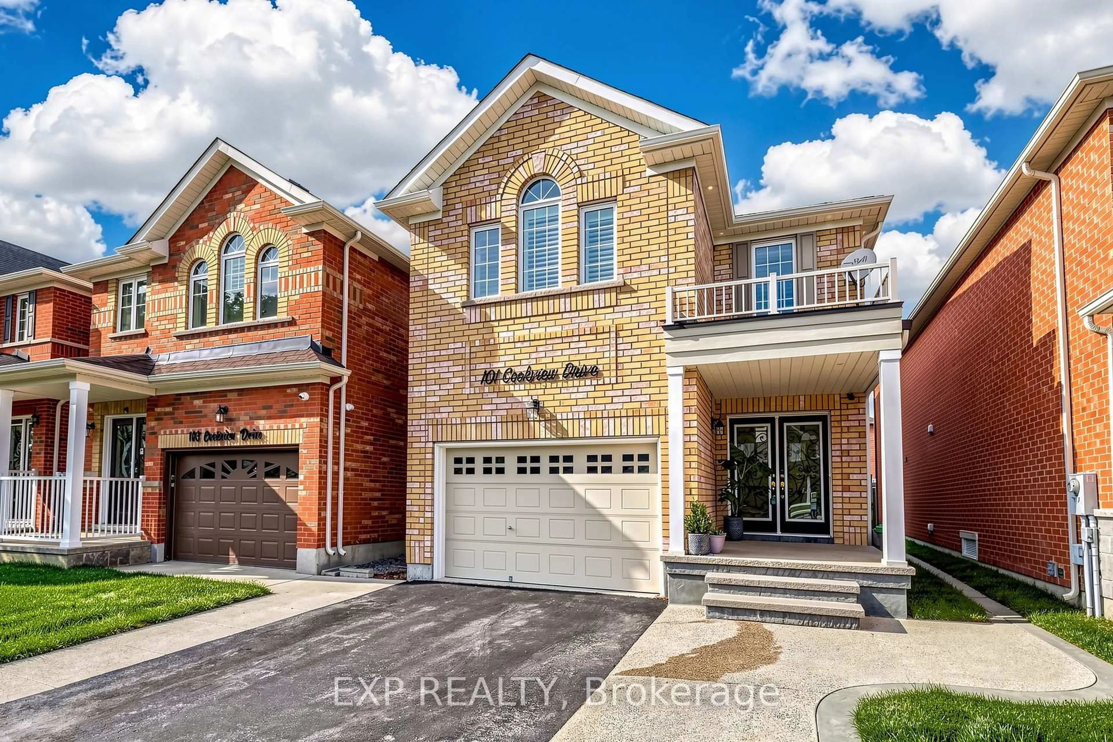 Home with brick exterior material, street for 101 Cookview Dr, Brampton Ontario L6R 3T9