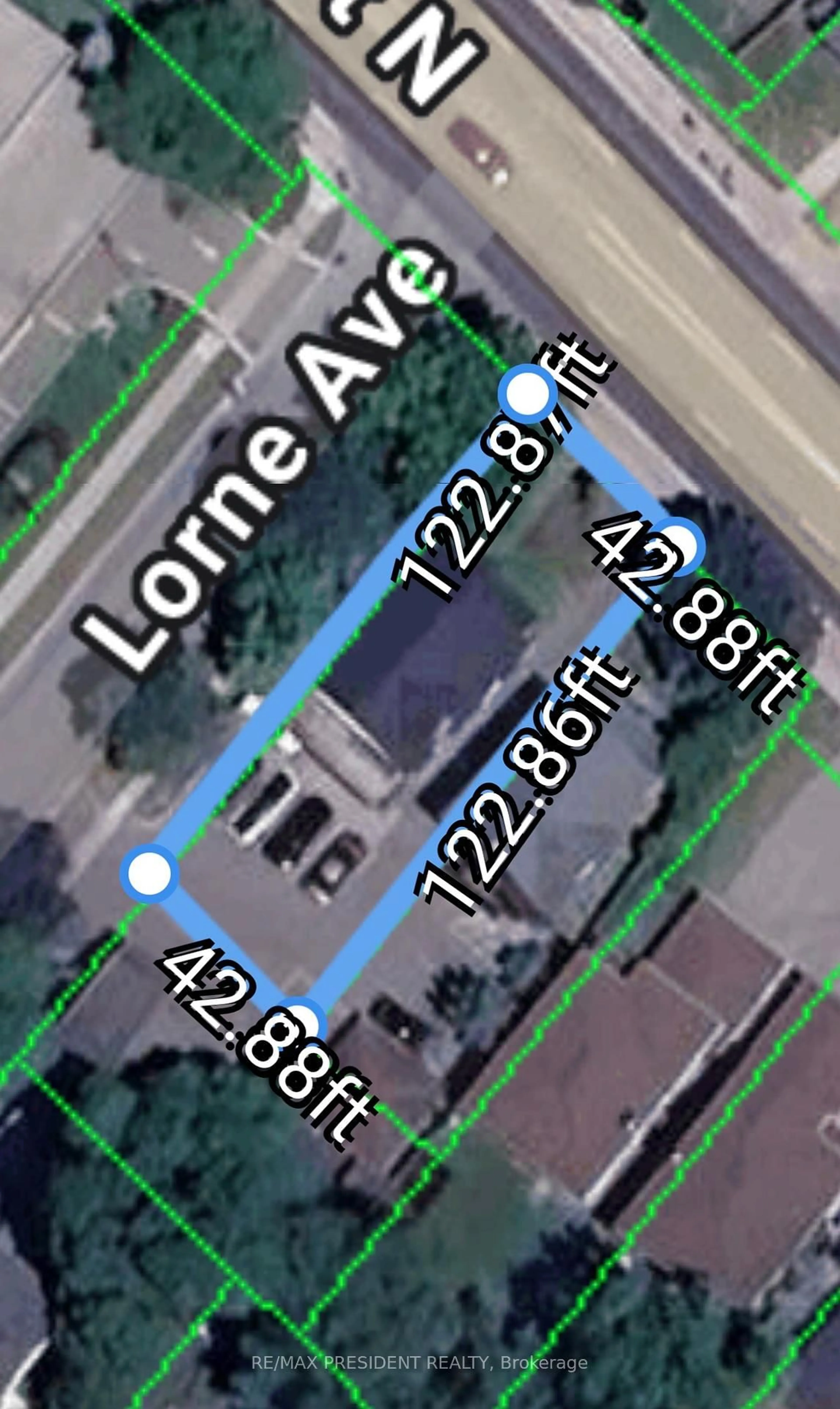 Picture of a map for 281 Main St, Brampton Ontario L6X 1N4
