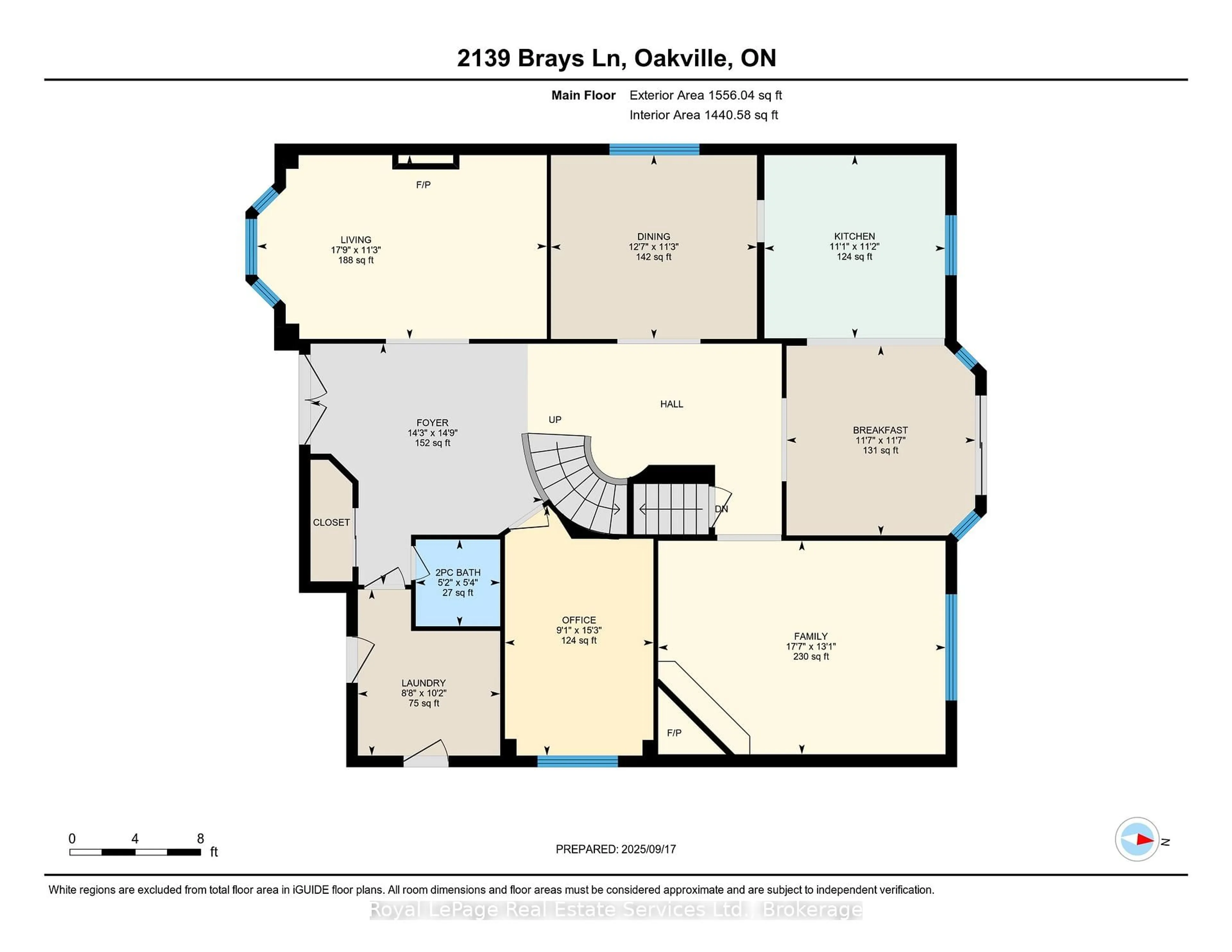 Floor plan for 2139 Brays Lane, Oakville Ontario L6M 2T2