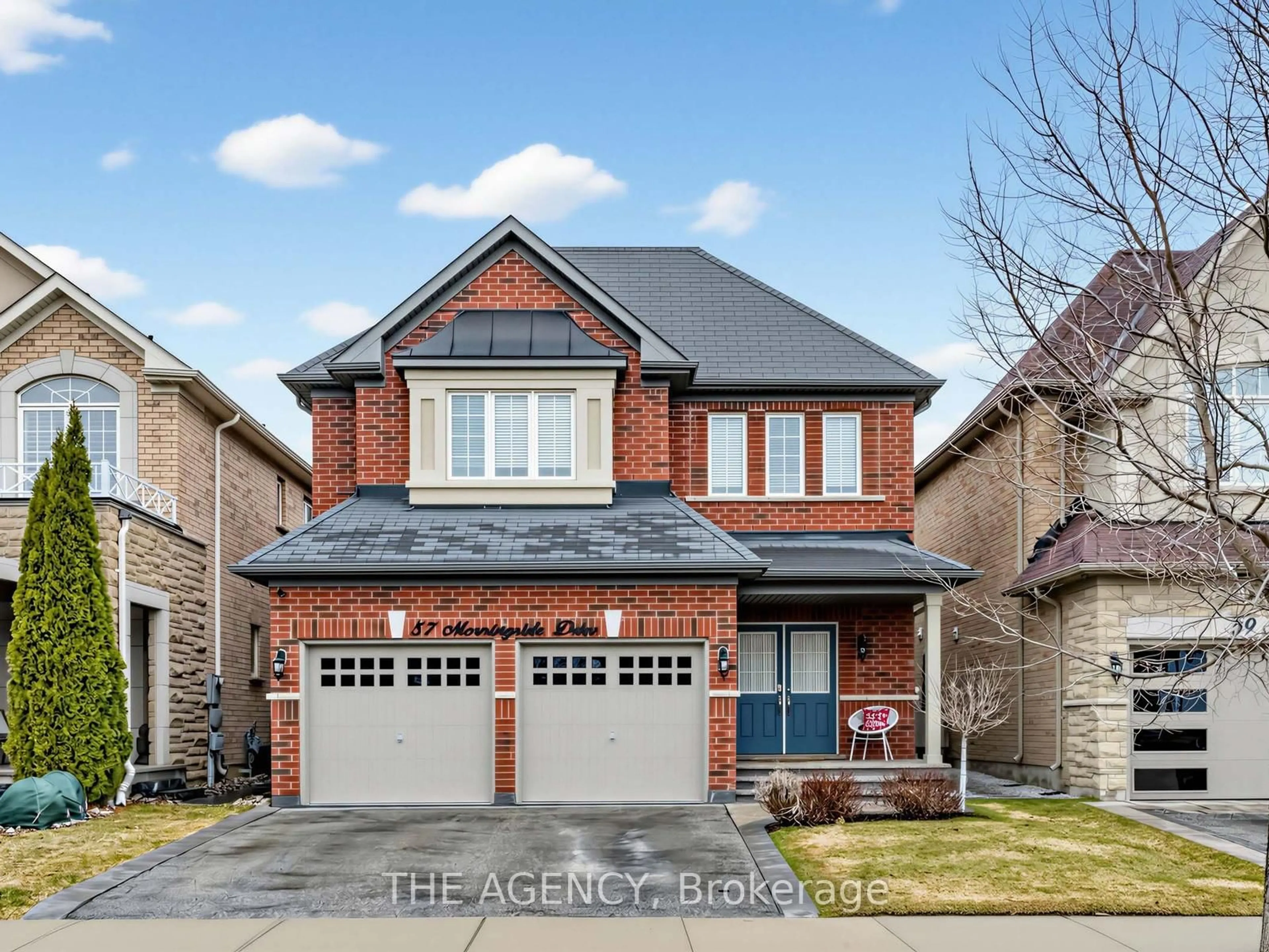 Home with brick exterior material, street for 57 Morningside Dr, Halton Hills Ontario L7G 0H6