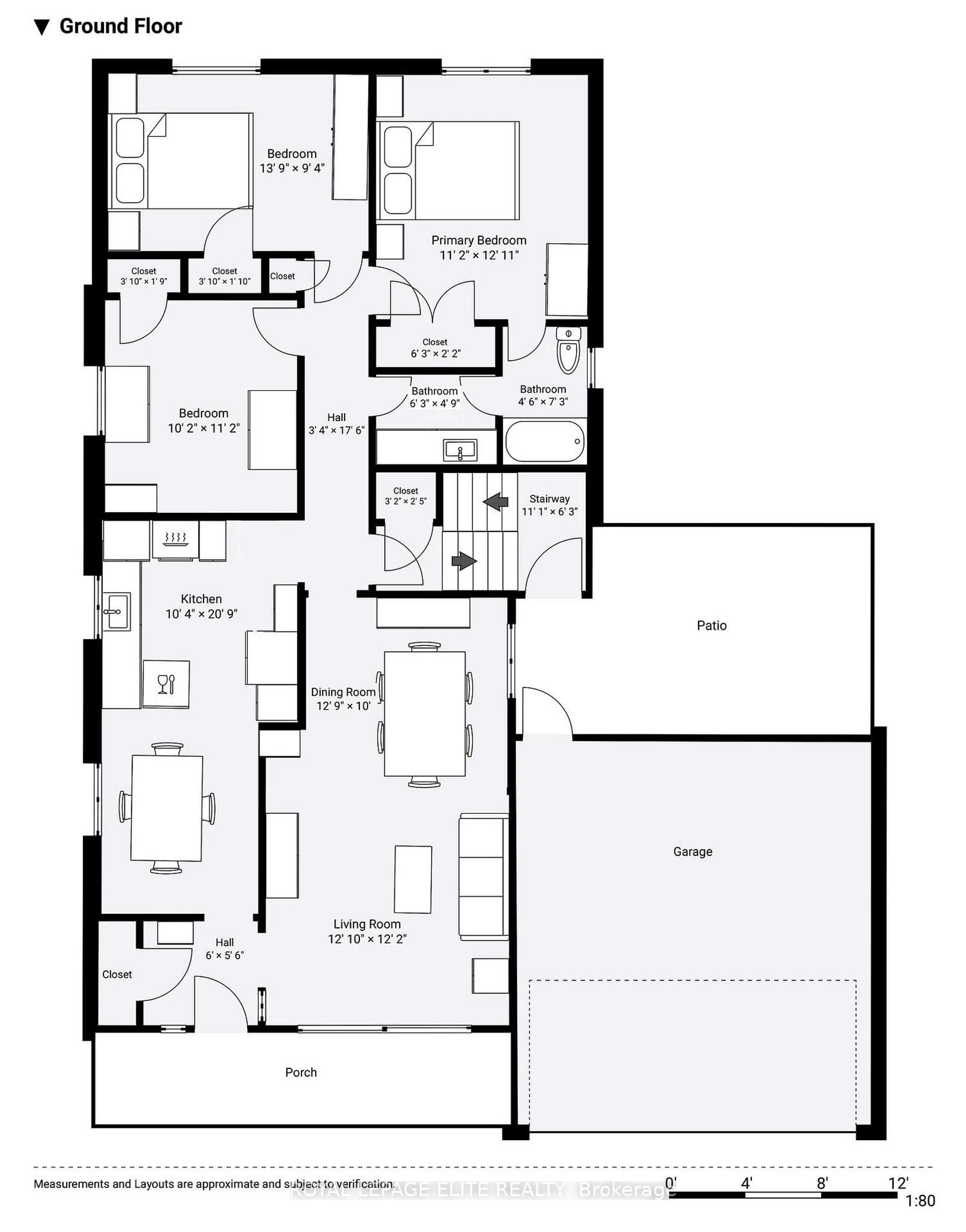 Floor plan for 86 Melbert Rd, Toronto Ontario M9C 3R1