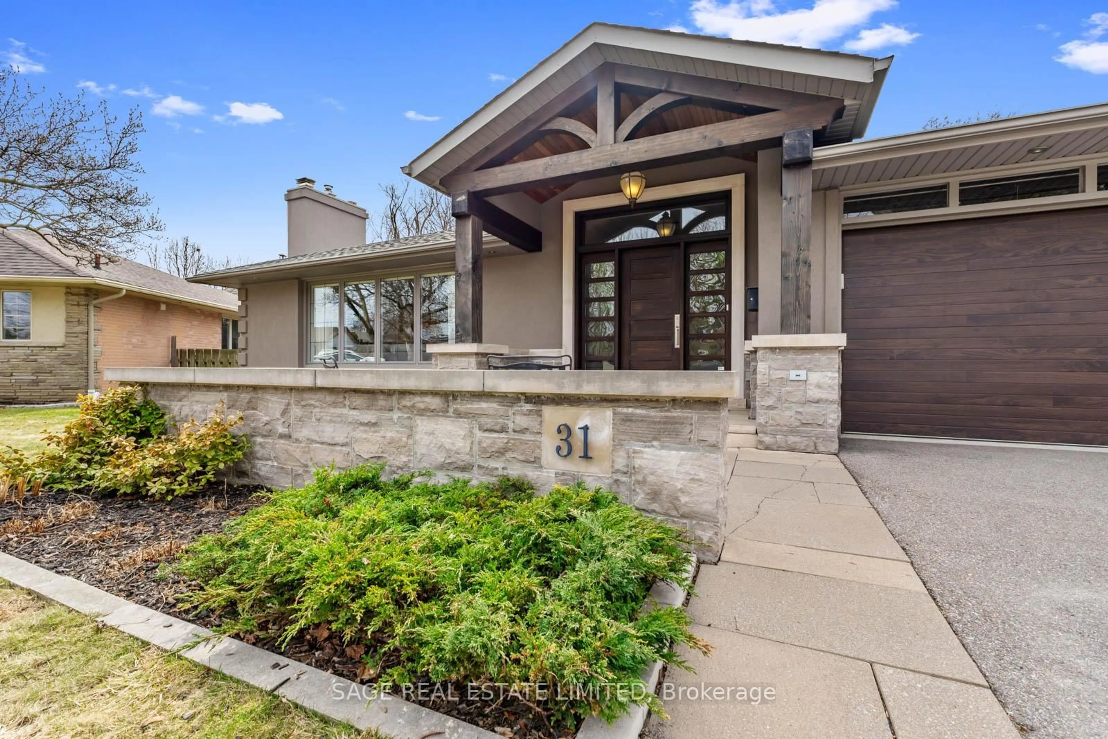 Home with brick exterior material, street for 31 Ashwood Cres, Toronto Ontario M9A 1Z2