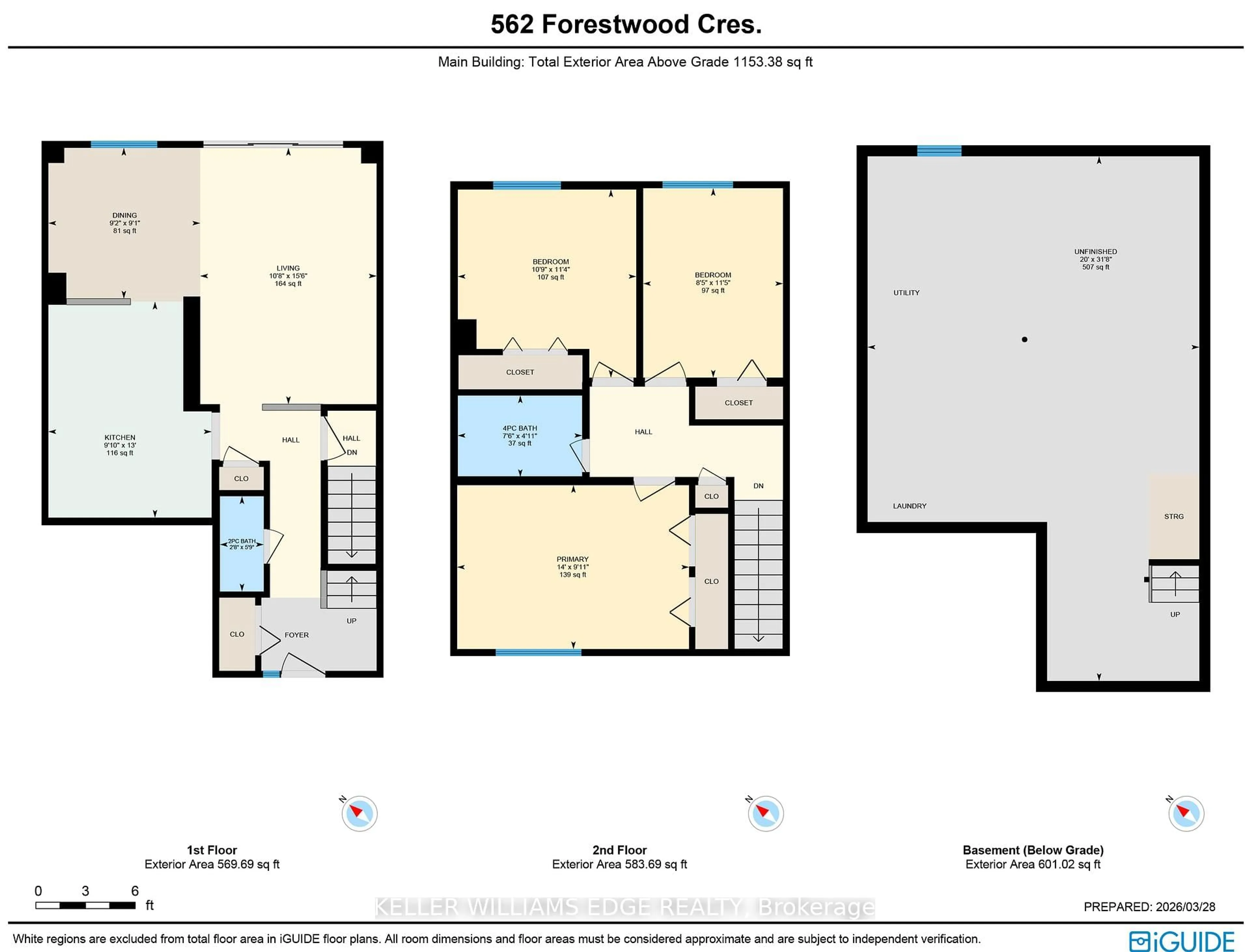 Floor plan for 562 Forestwood Cres, Burlington Ontario L7L 4K3