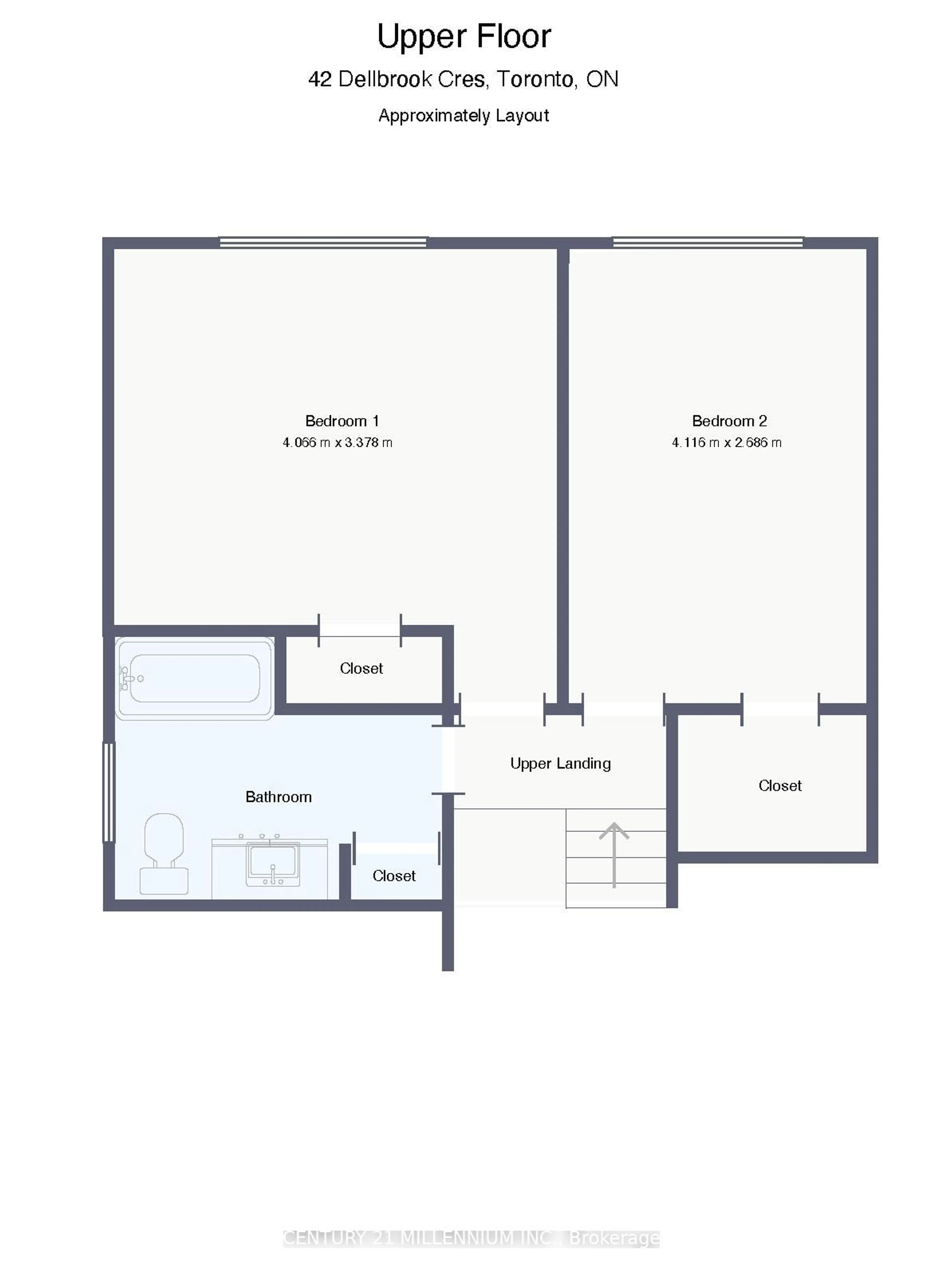 Floor plan for 42 Dellbrook Cres, Toronto Ontario M9L 1E2