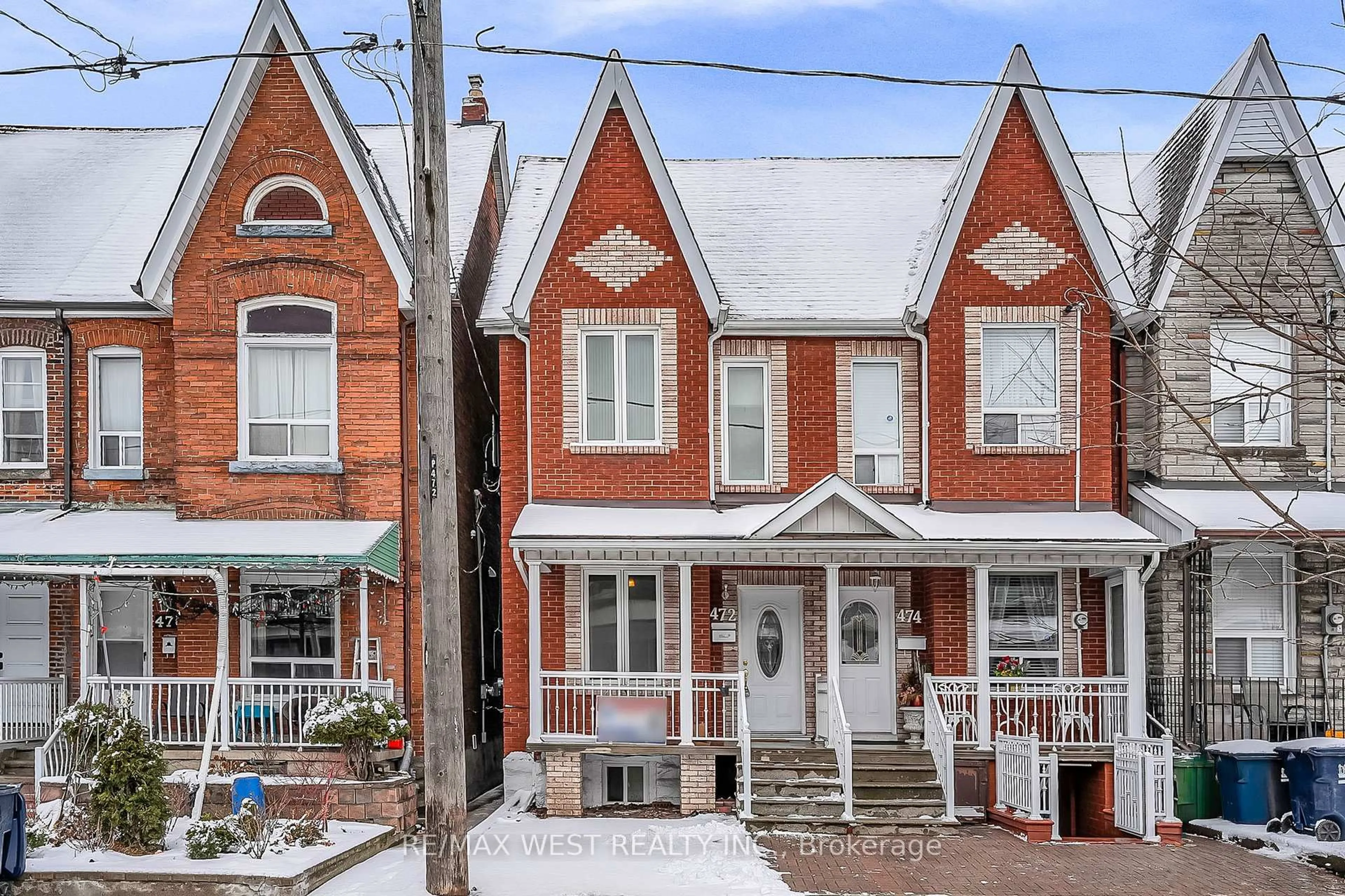 Home with brick exterior material, street for 472 Symington Ave, Toronto Ontario M6N 2W5