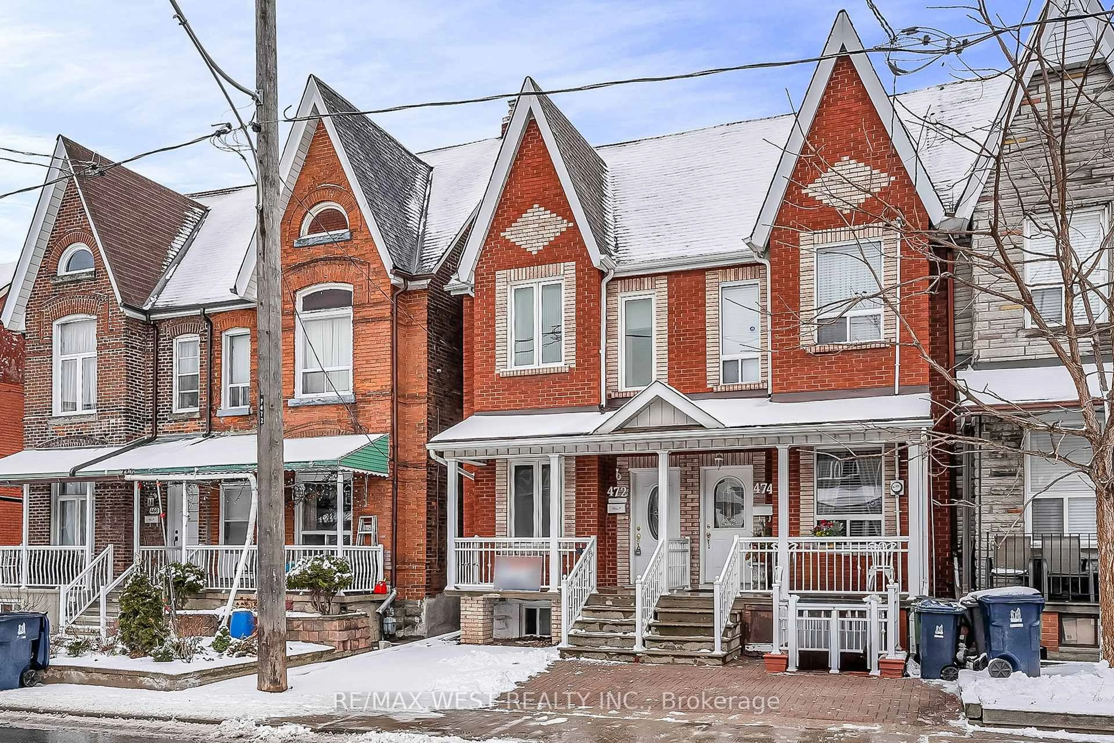 Home with brick exterior material, street for 472 Symington Ave, Toronto Ontario M6N 2W5