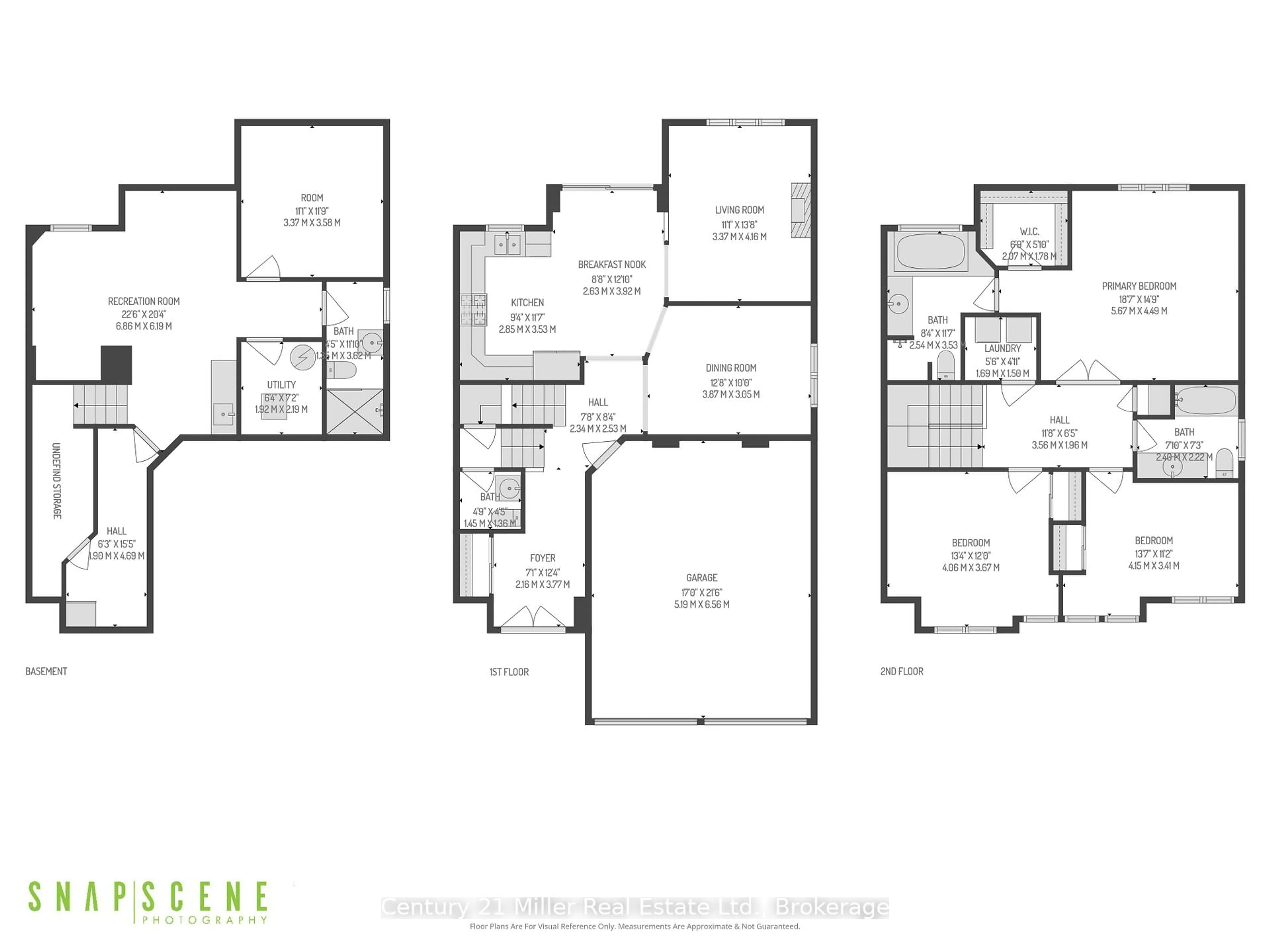 Floor plan for 4827 Columbus Dr, Burlington Ontario L7M 0J4