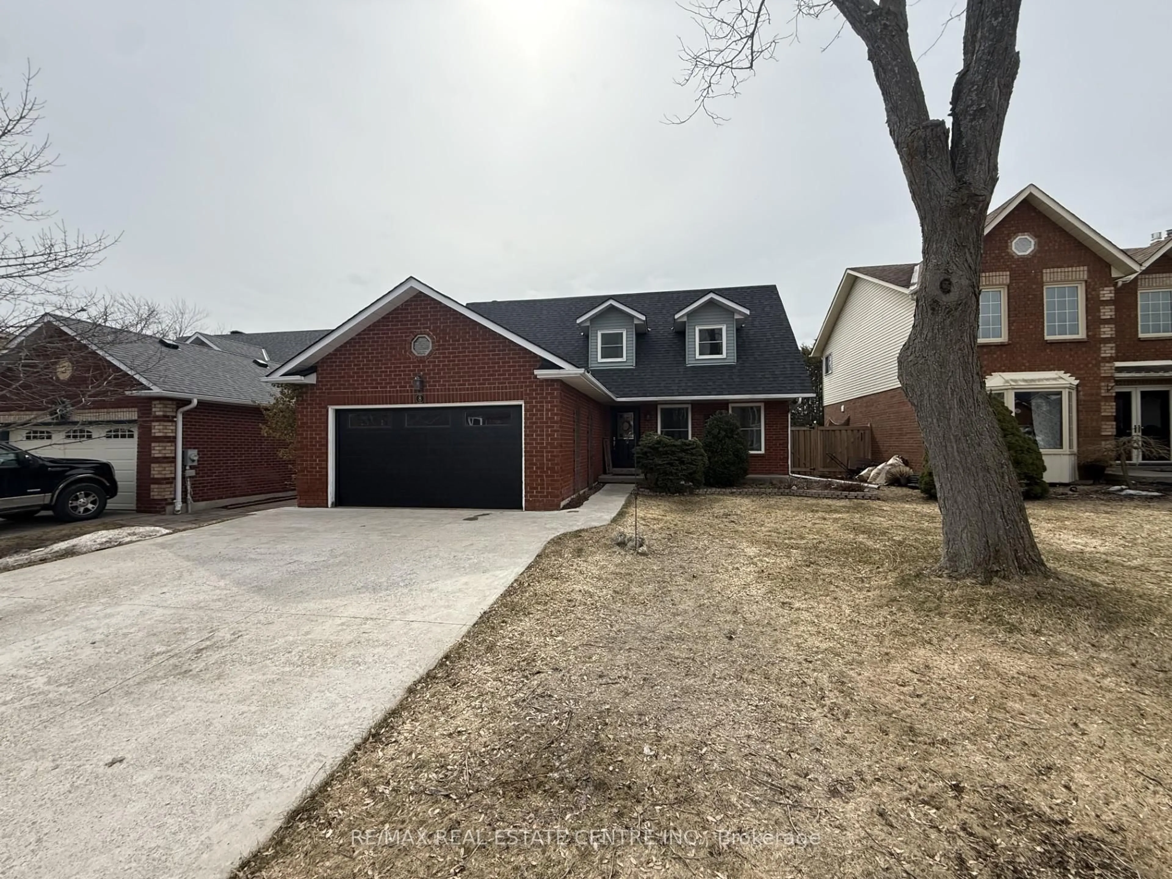 Home with brick exterior material, street for 8 Passmore Ave, Orangeville Ontario L9W 4E2
