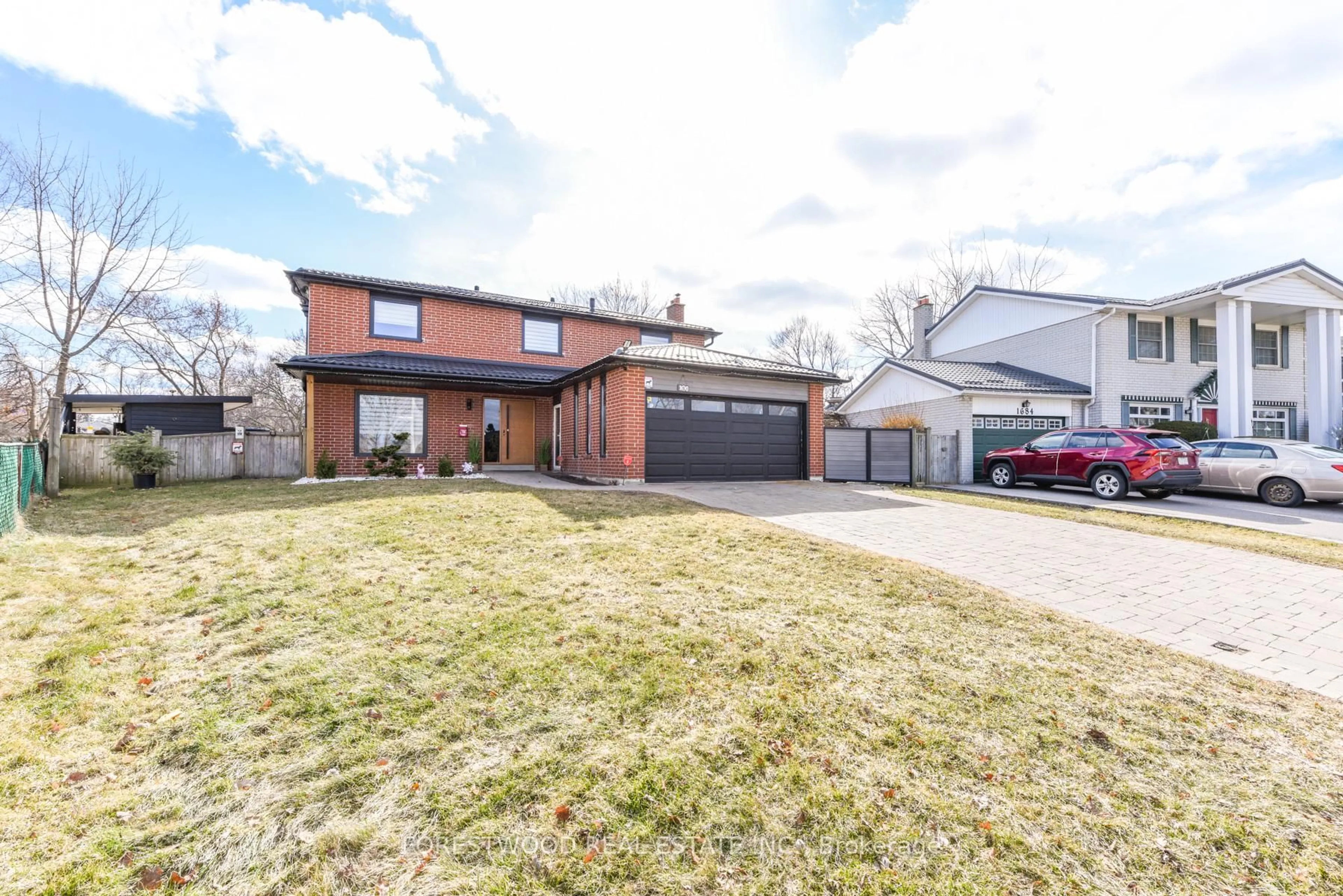 Home with brick exterior material, street for 1690 Saltdene Terr, Mississauga Ontario L4W 2E4